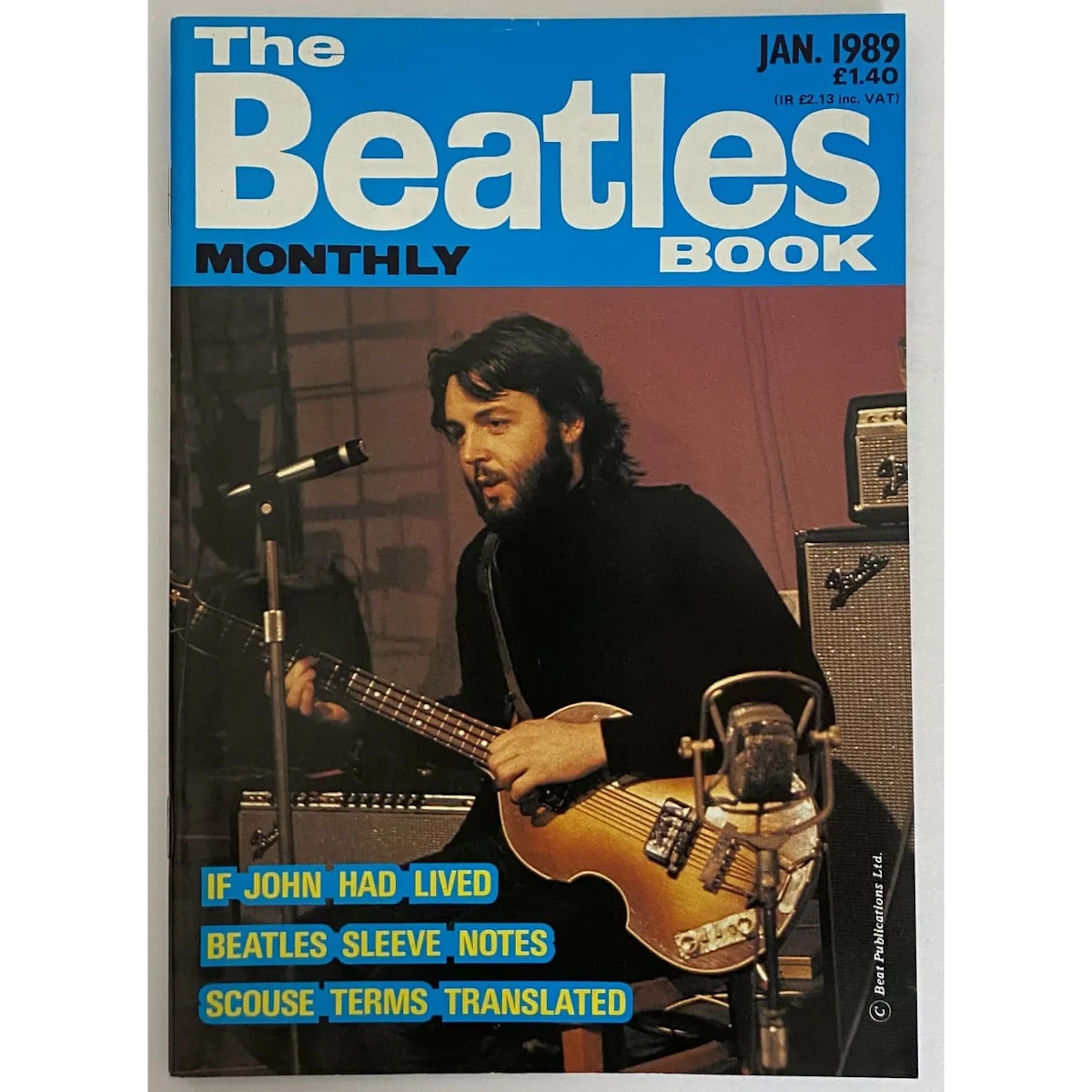 Beatles Book Monthly Magazines 1989 Issues - original 3rd era - sold