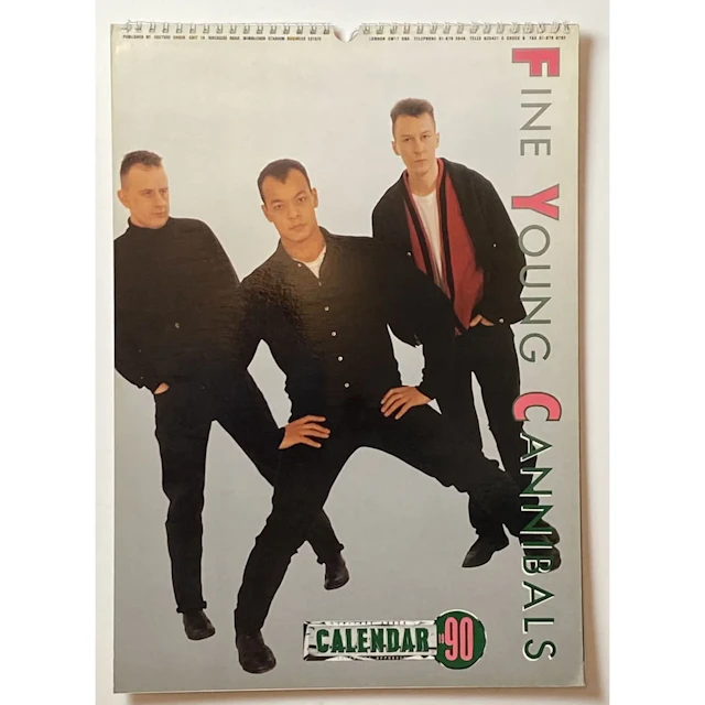 Fine Young Cannibals Vintage Calendars - 1990 and 1991
