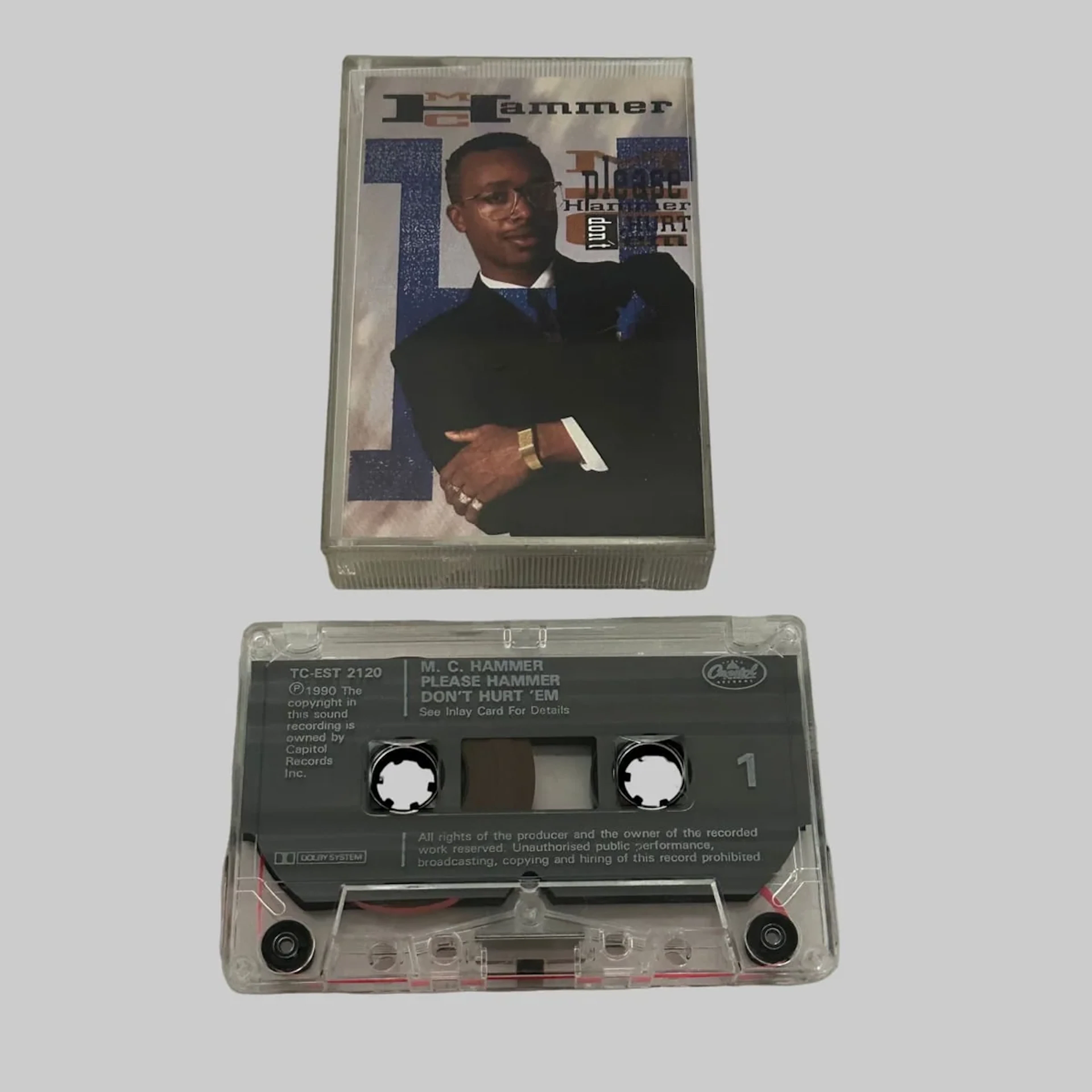 M.C. Hammer Please Hammer Don't Hurt 'Em 1990 UK Cassette TCEST2120