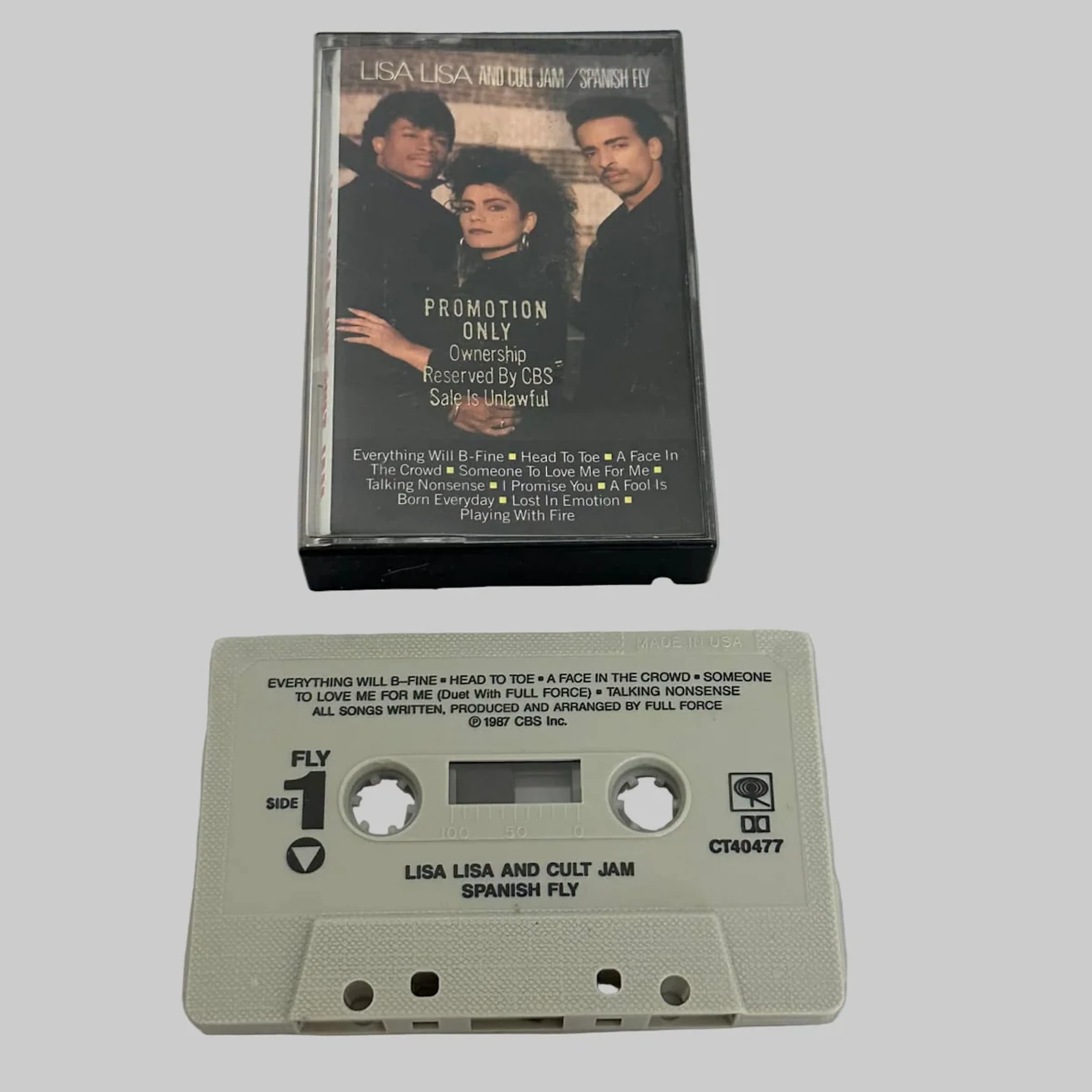 Lisa Lisa and Cult Jam Spanish Fly (1987) Promo Cassette FCT40477