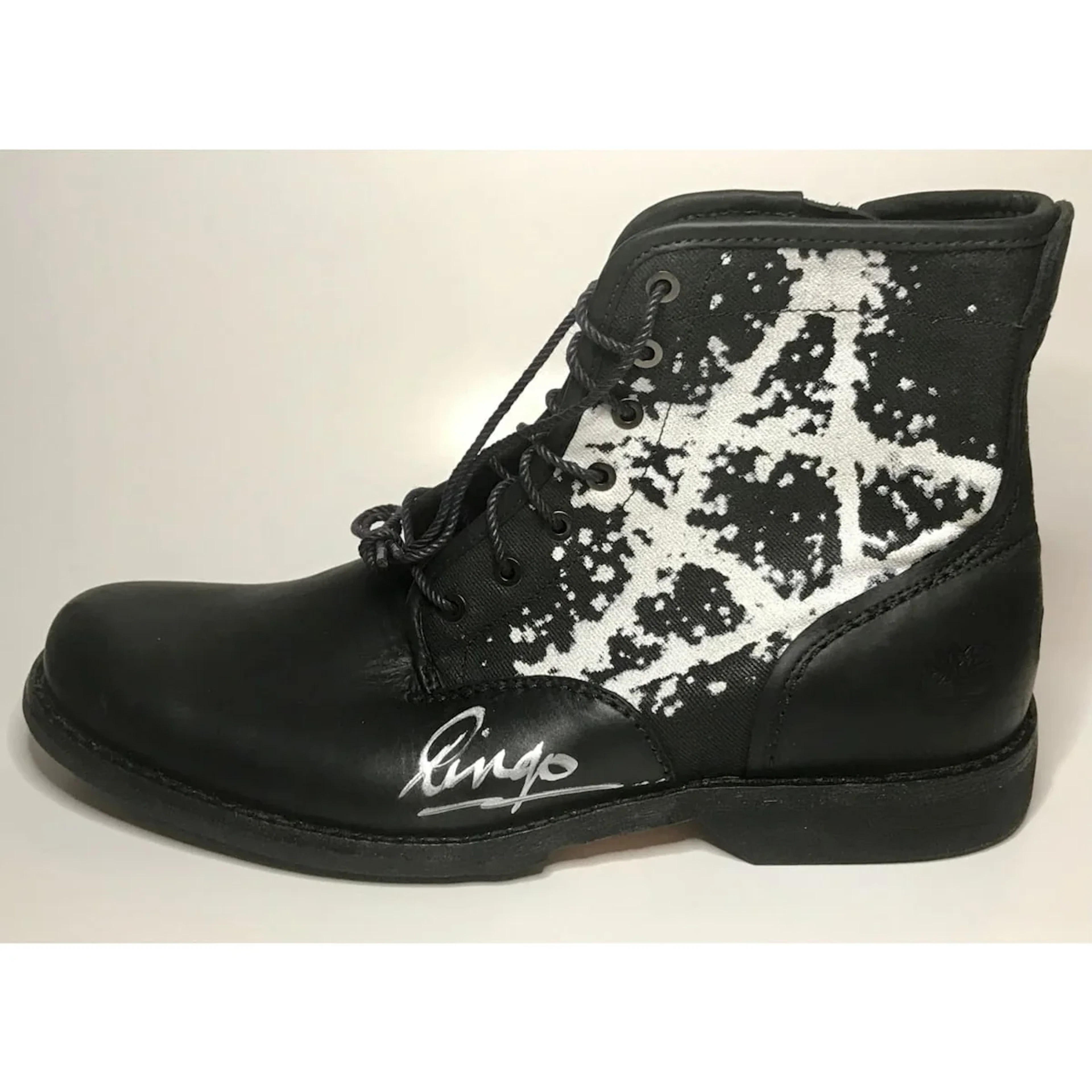 Ringo Starr Signed Custom Timberland Boot w/BAS LOA