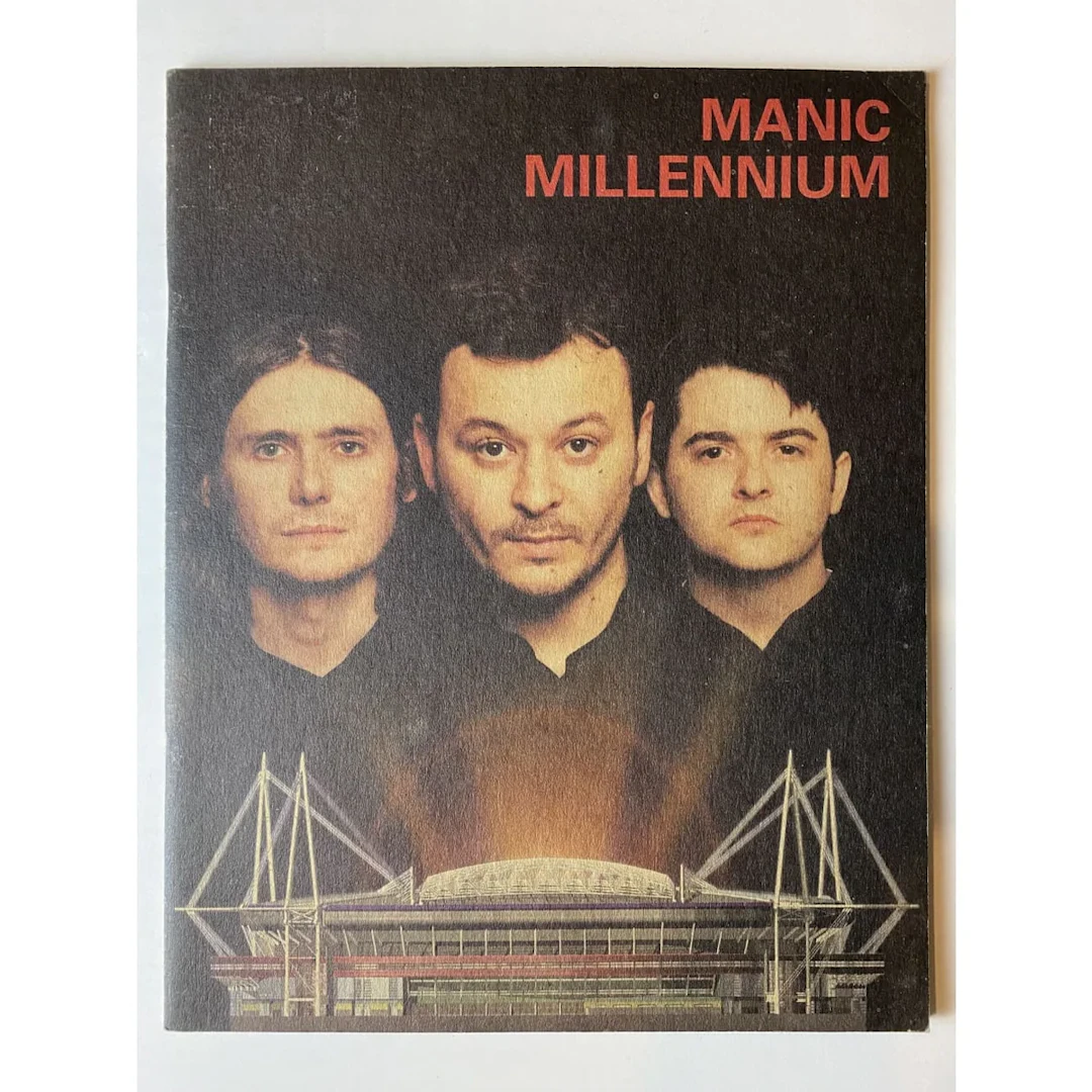 Manic Street Preachers Manic Millennium 2000 Tour Concert Program