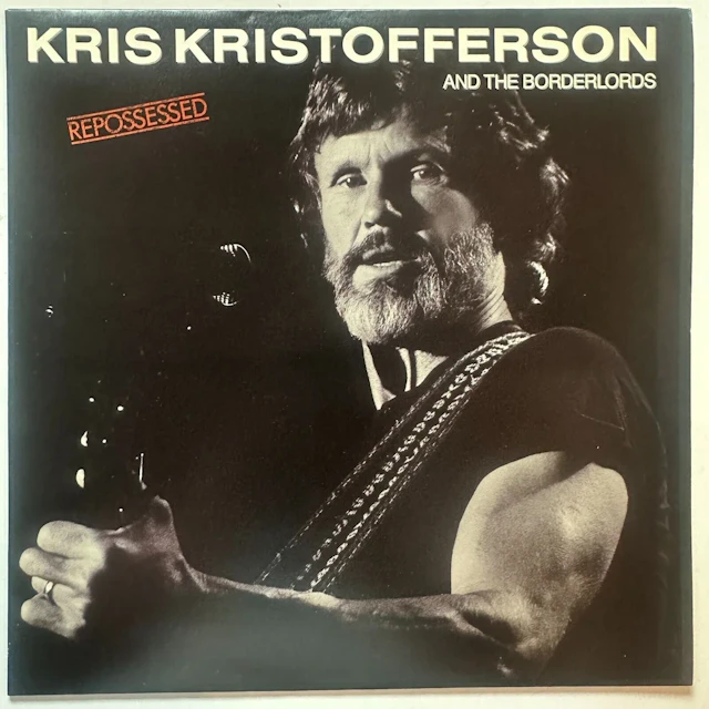 Kris Kristofferson and the Borderlords Repossessed Vinyl 1987 Promo UK