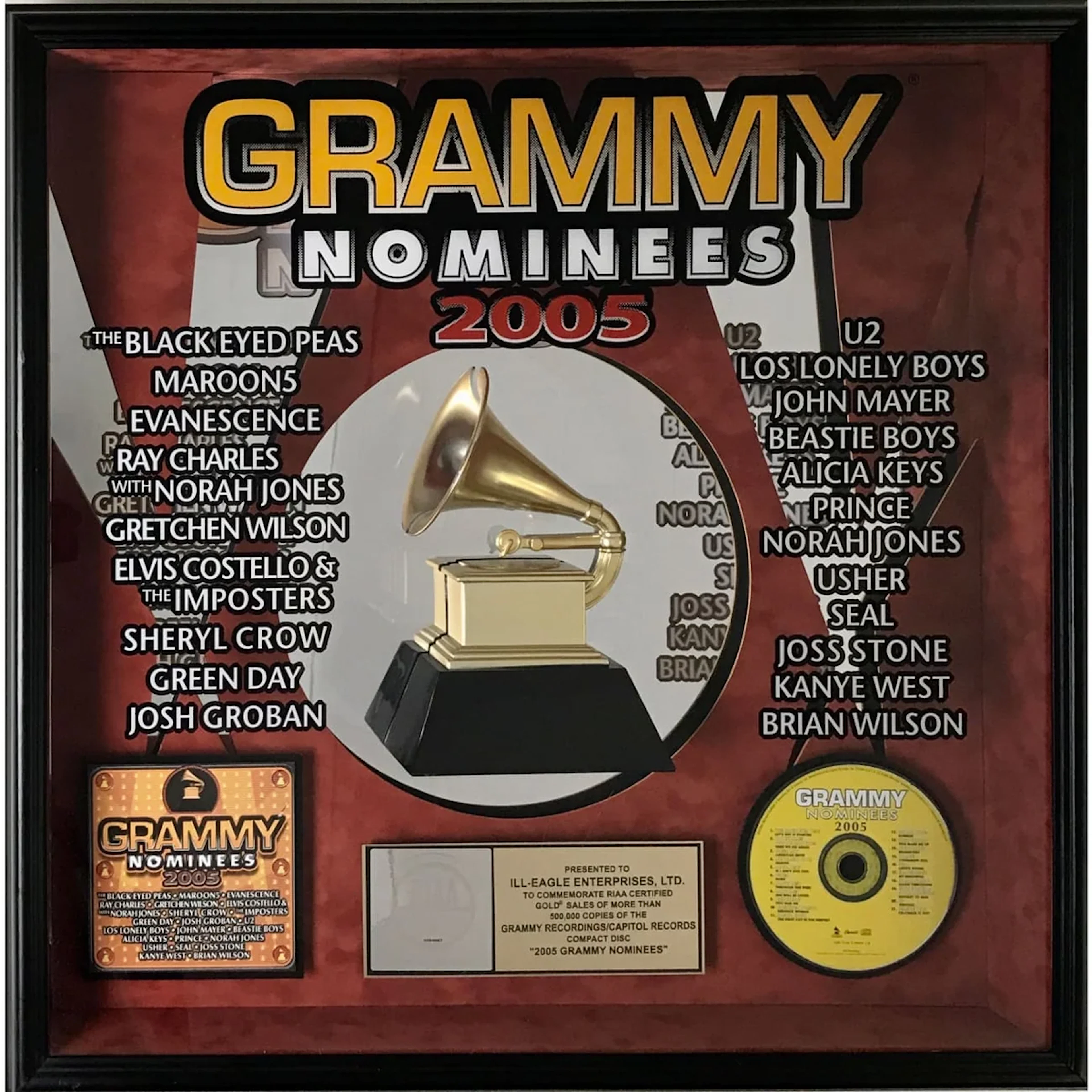 Grammy 2005 Nominees RIAA Gold Album Award