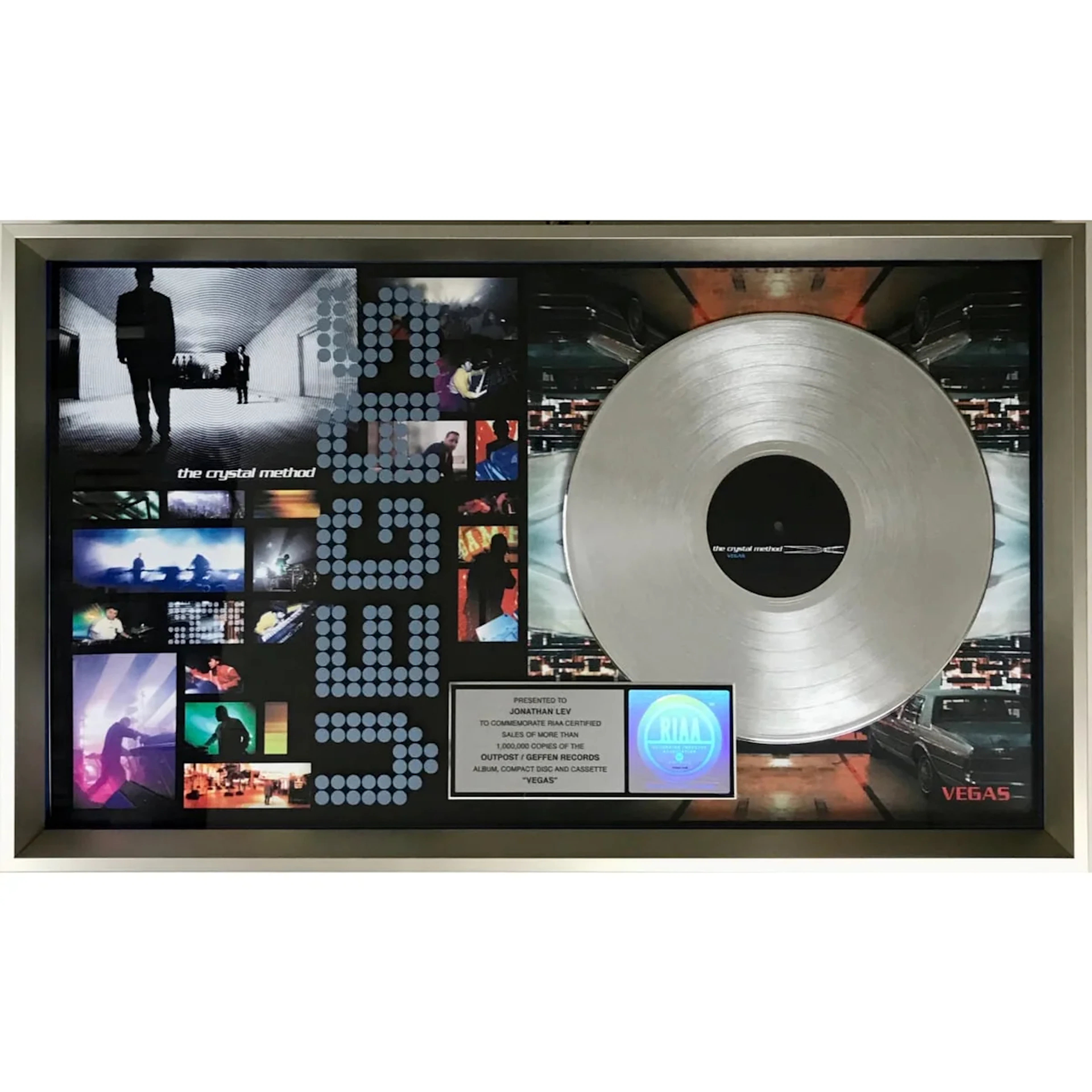 The Crystal Method Vegas RIAA Platinum Award