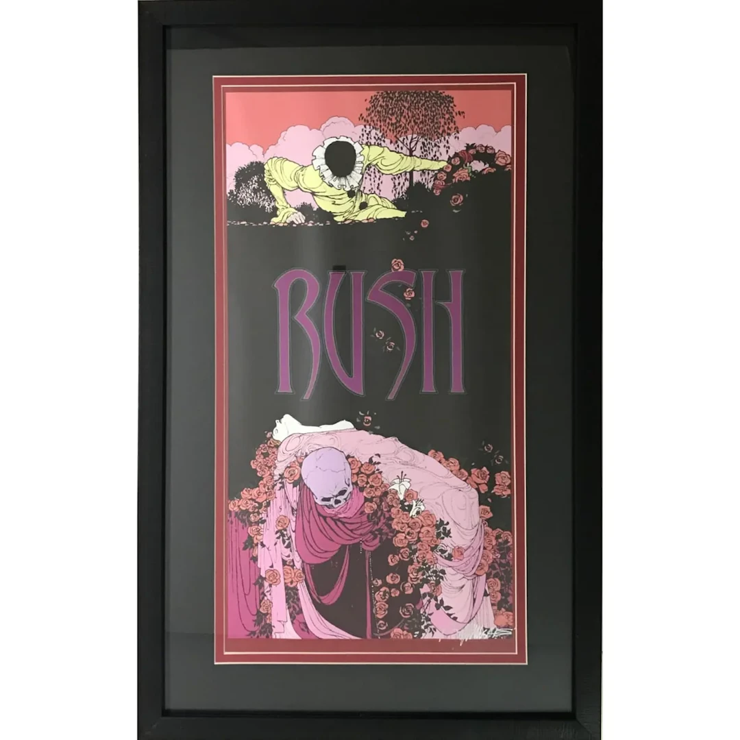 Rush Bob Masse-Signed Poster - Framed