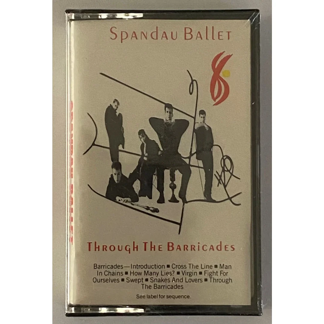 Spandau Ballet Through the Barricades Sealed Promo Cassette 1986