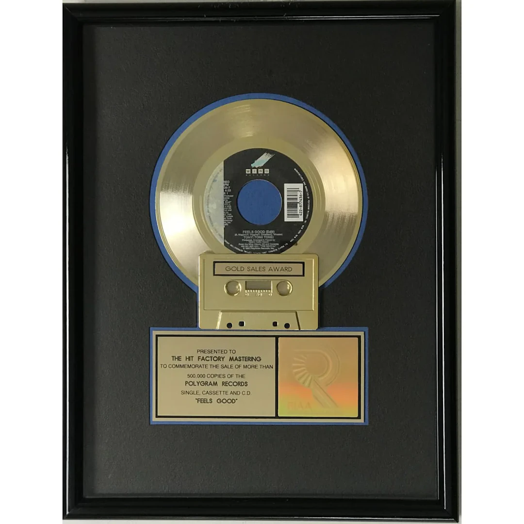Tony! Toni! Toné! "Feels Good" RIAA Gold Single Award
