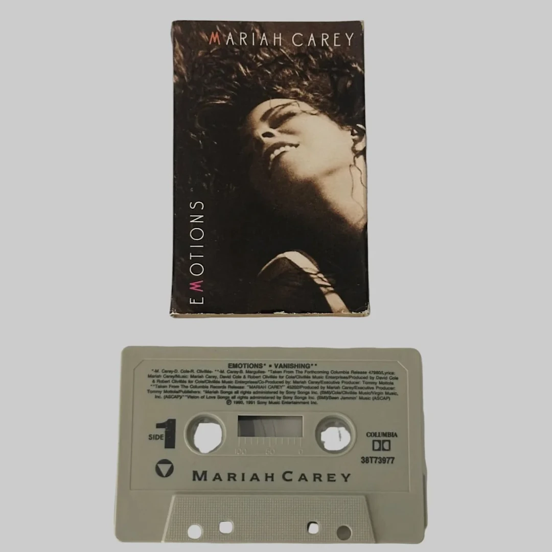 Mariah Carey "Emotions" 1991 Cassette Single 38T 73977