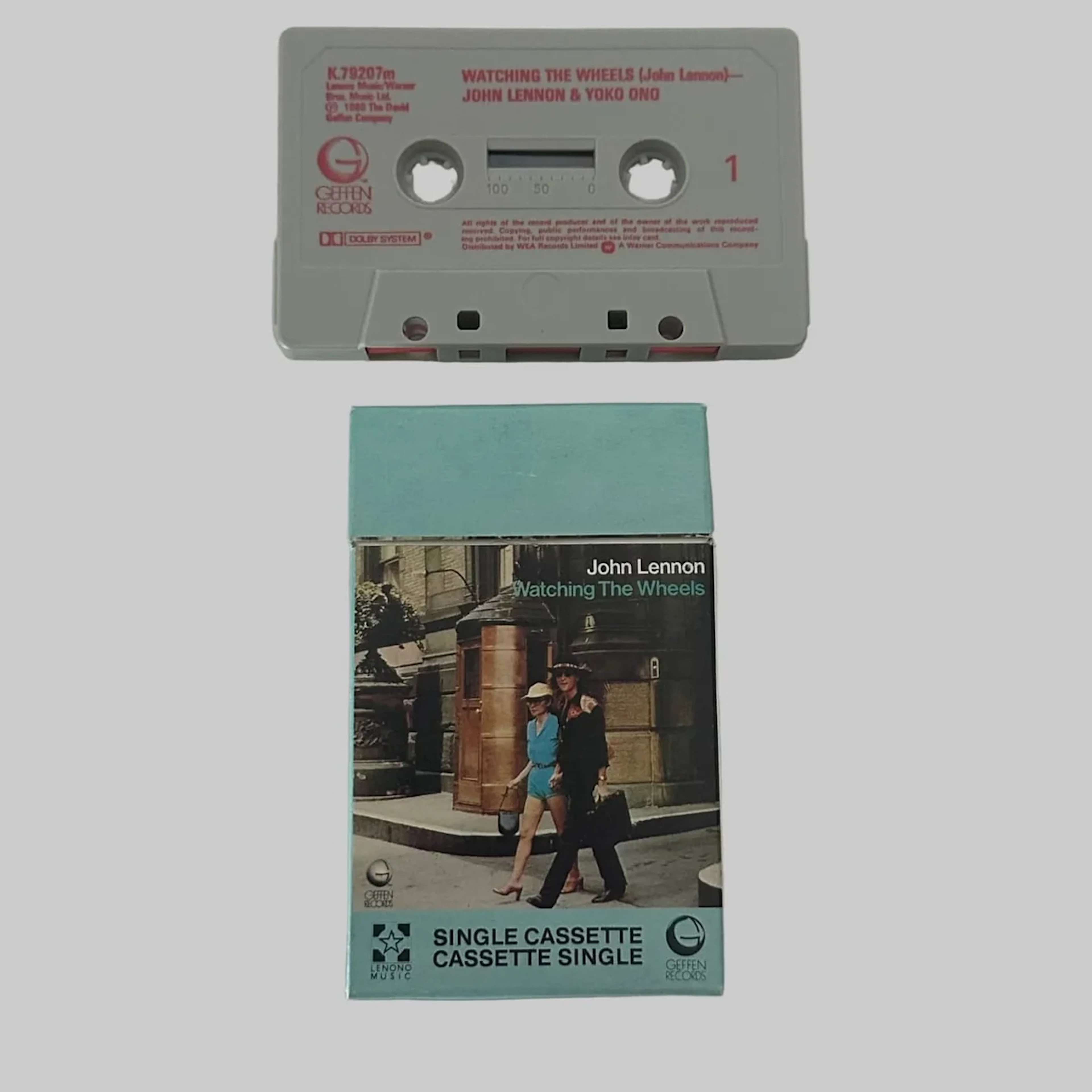 John Lennon "Watching The Wheels" 1981 UK Import Cassette Single K79207M