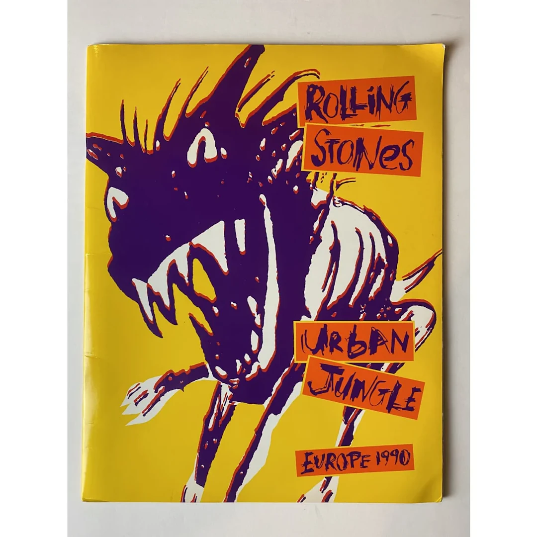 Rolling Stones Urban Jungle 1990 European Tour Concert Program