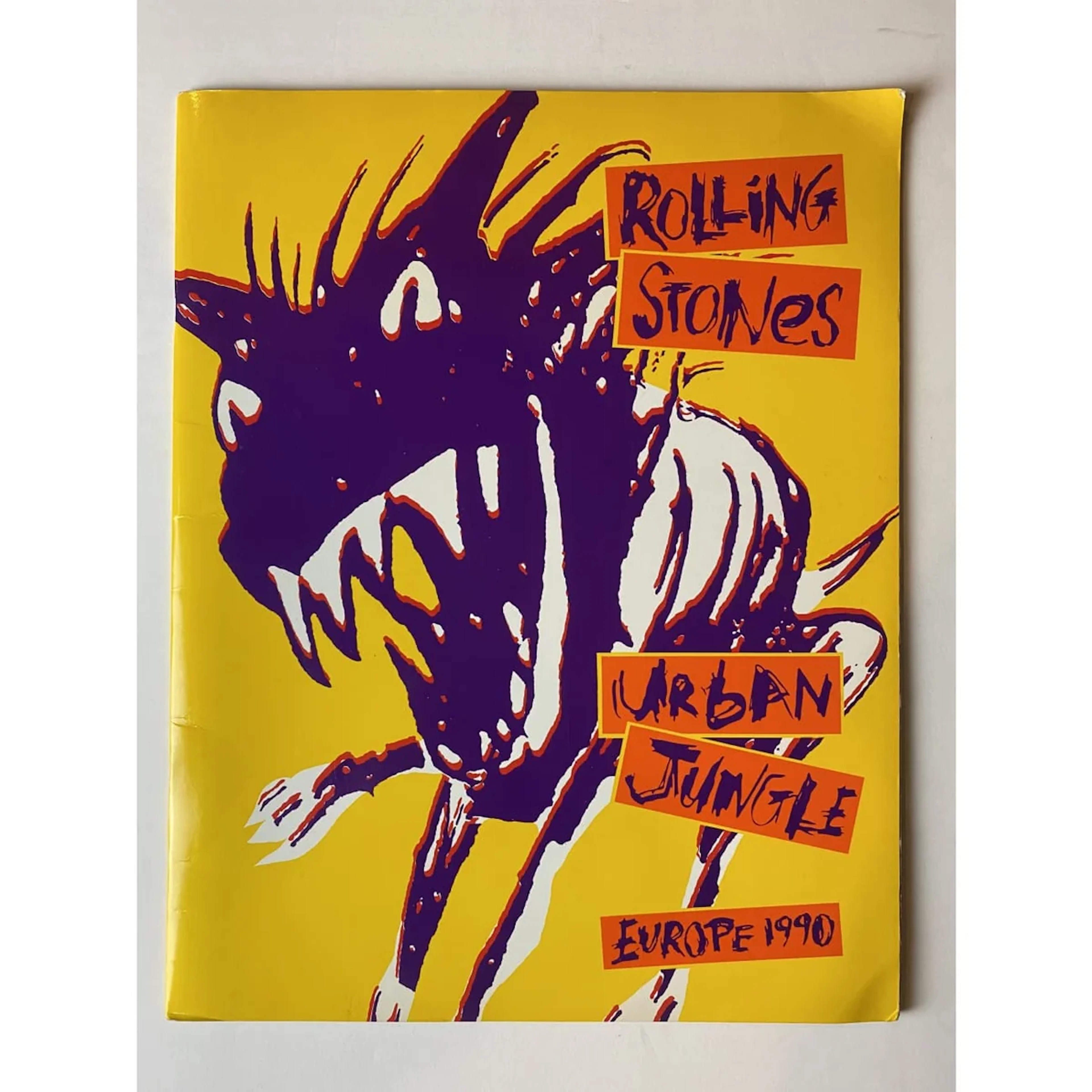 Rolling Stones Urban Jungle 1990 European Tour Concert Program