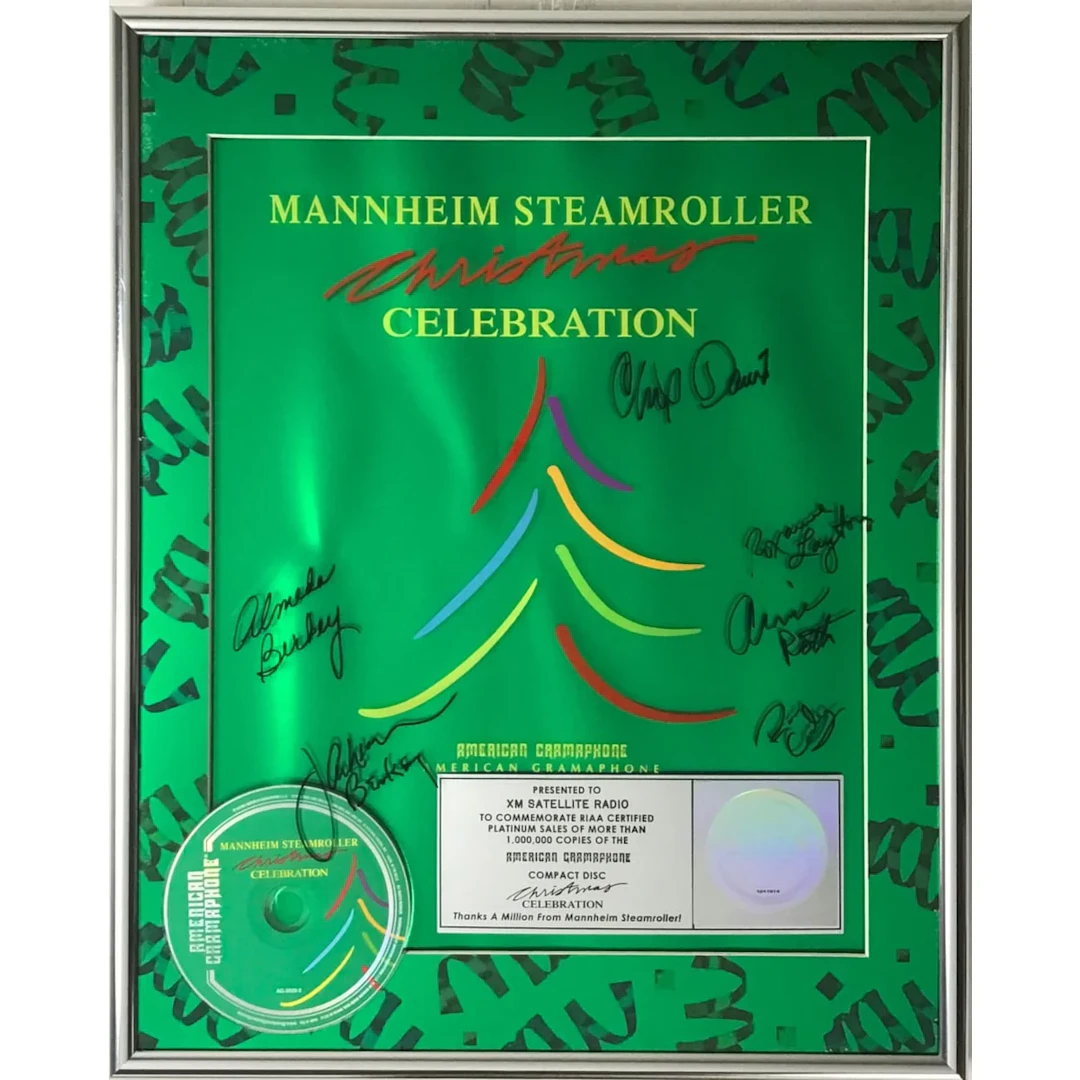 Mannheim Steamroller Christmas Celebration RIAA Platinum Album Award