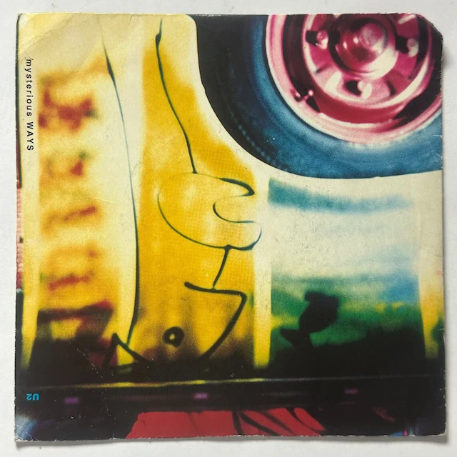 U2 Mysterious Ways UK 7" IS 509 - 866 188-7 1991 Single