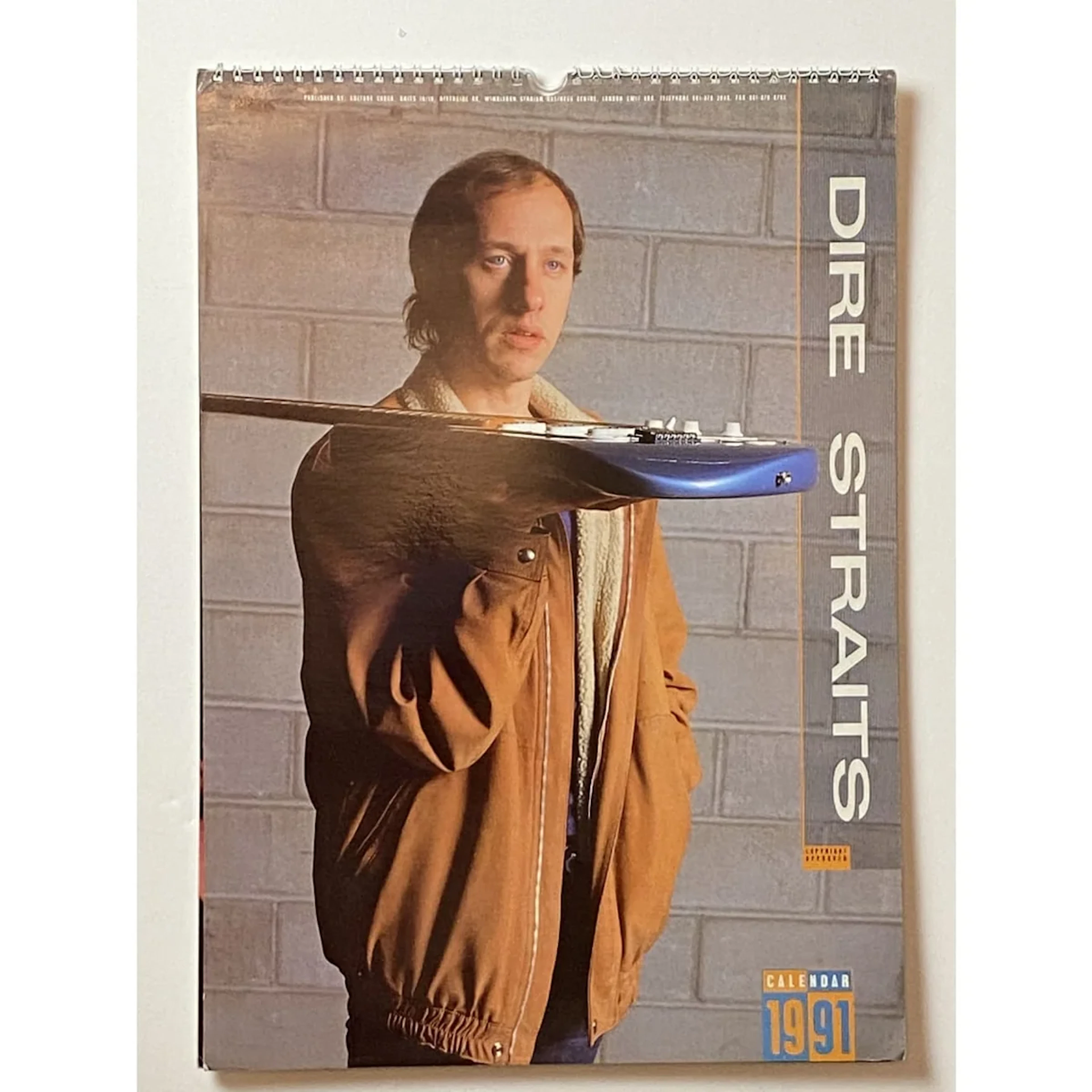 Dire Straits 1991 Vintage Calendar
