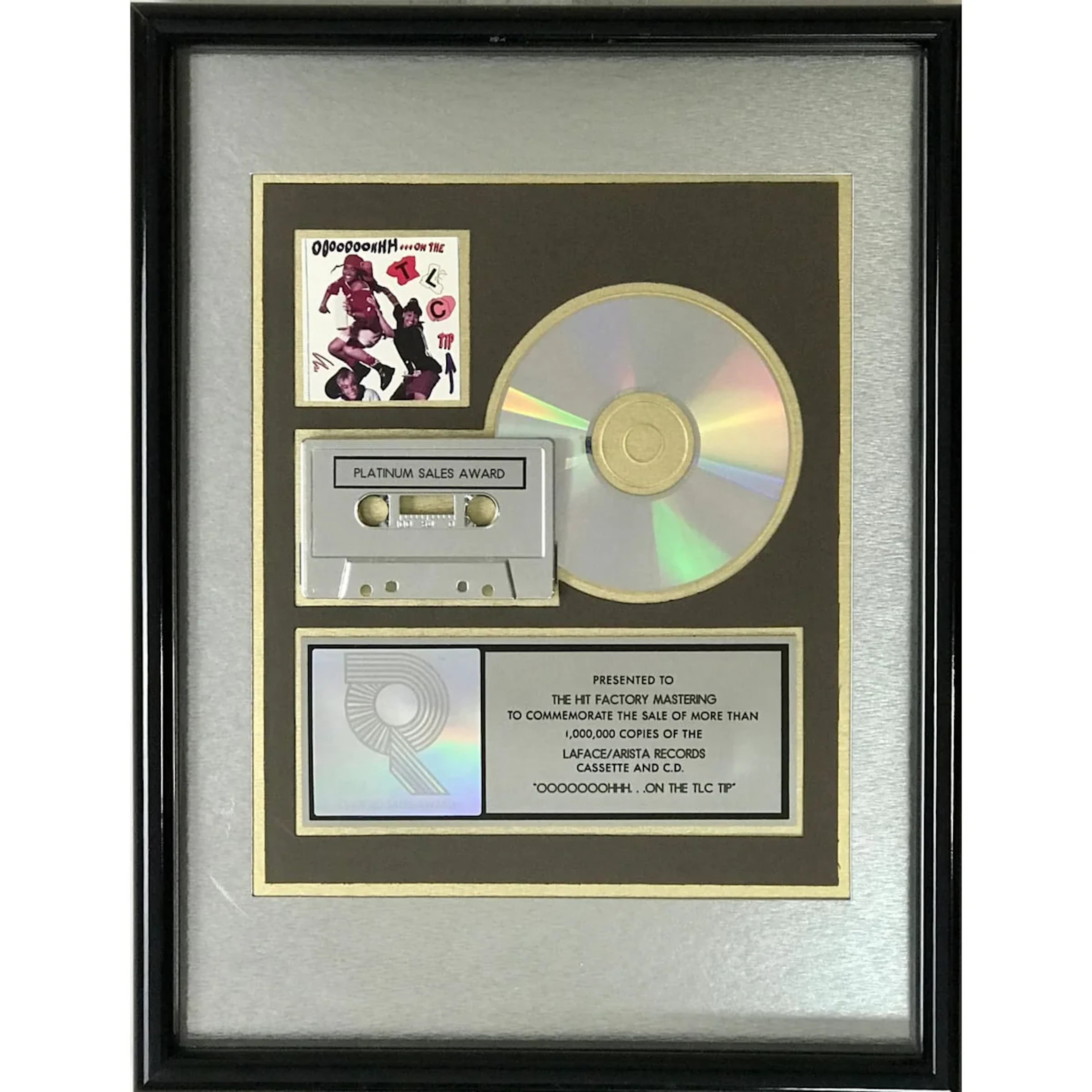 TLC Ooooooohhh... On The TLC Tip RIAA Platinum Album Award