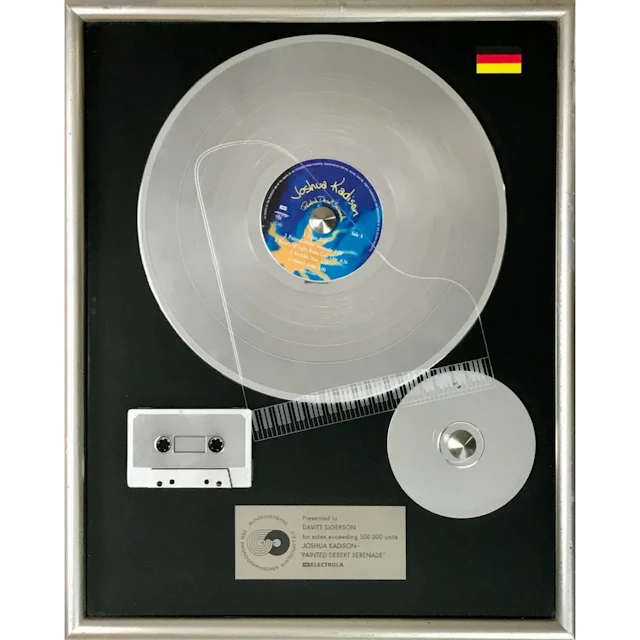 Joshua Kadison Painted Desert Serenade BVMI German Album Award