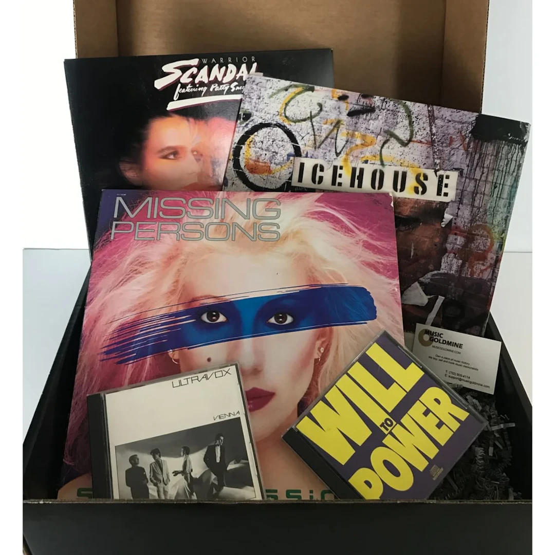 80s New Wave VINYL/CD Subscription Box: 3, 6, or 12 mo.