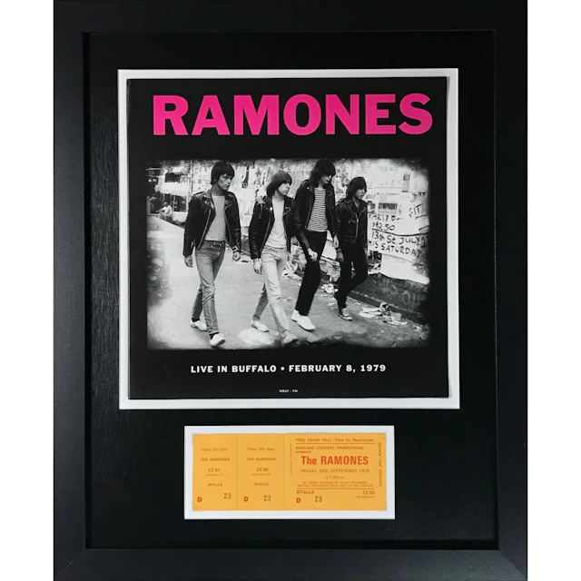 Ramones Genuine 1978 Ticket Collage