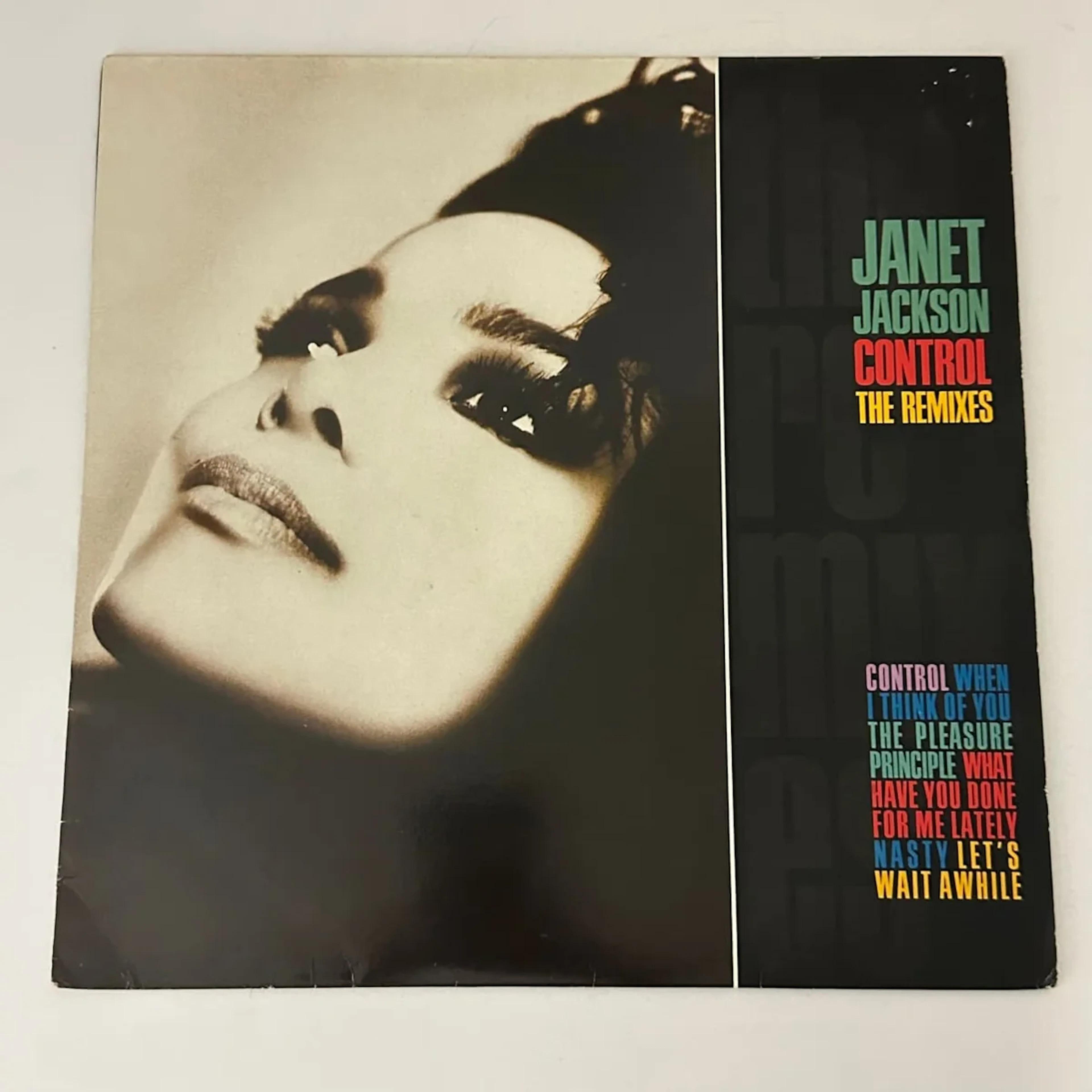Janet Jackson Control The Remixes 12" Vinyl UK Import 1987 MIXLP1