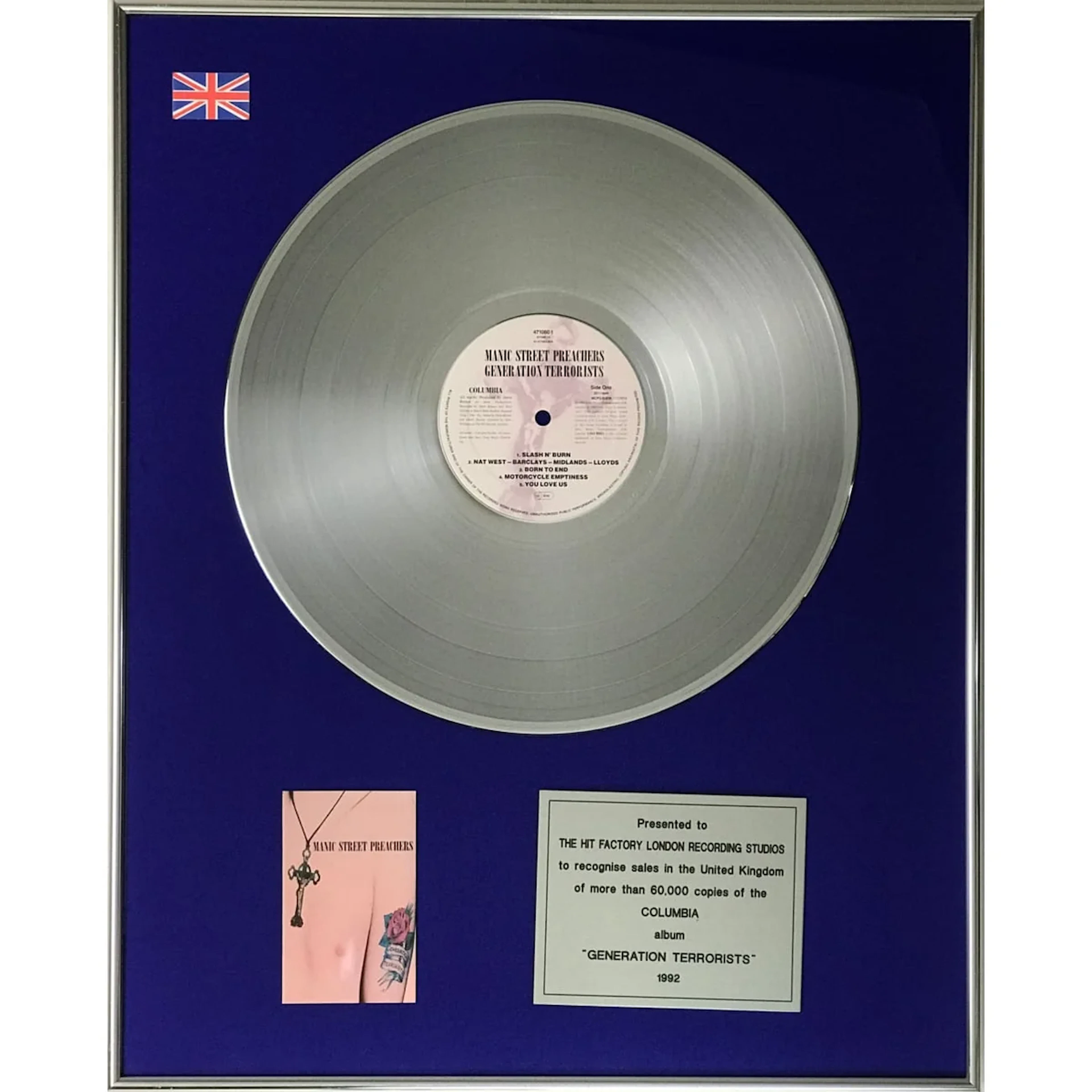 Manic Street Preachers Generation Terrorists Columbia Records 1992