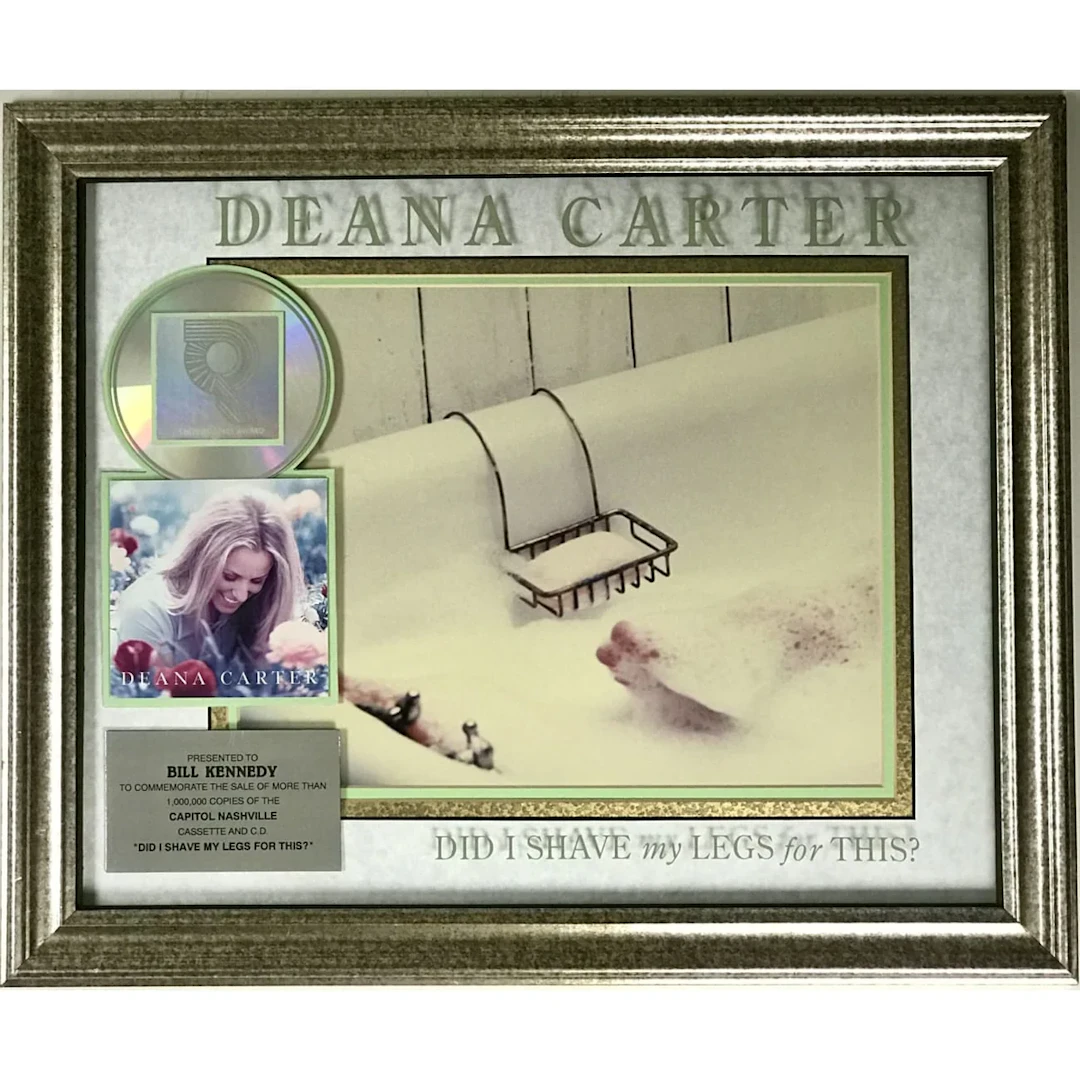 Deana Carter Did I Shave My Legs For This? RIAA Platinum Album Award