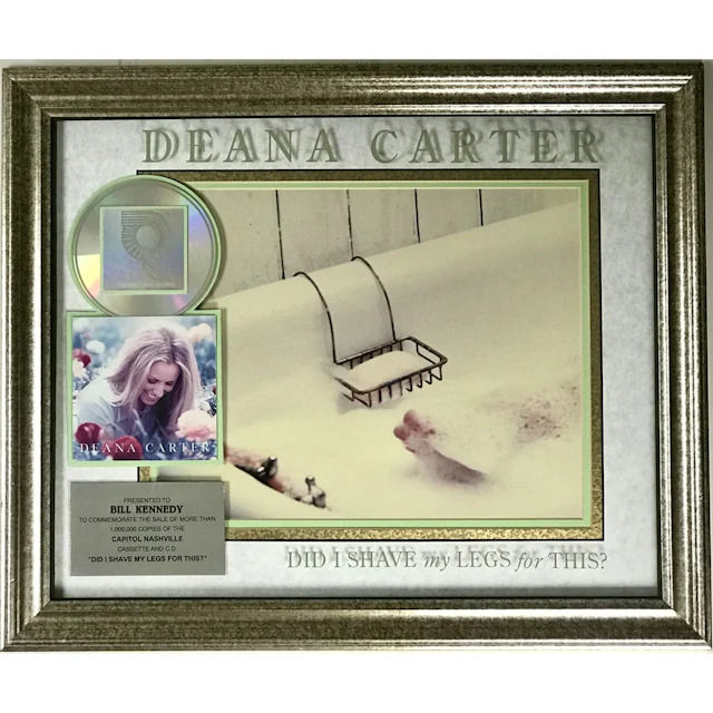 Deana Carter Did I Shave My Legs For This? RIAA Platinum Album Award