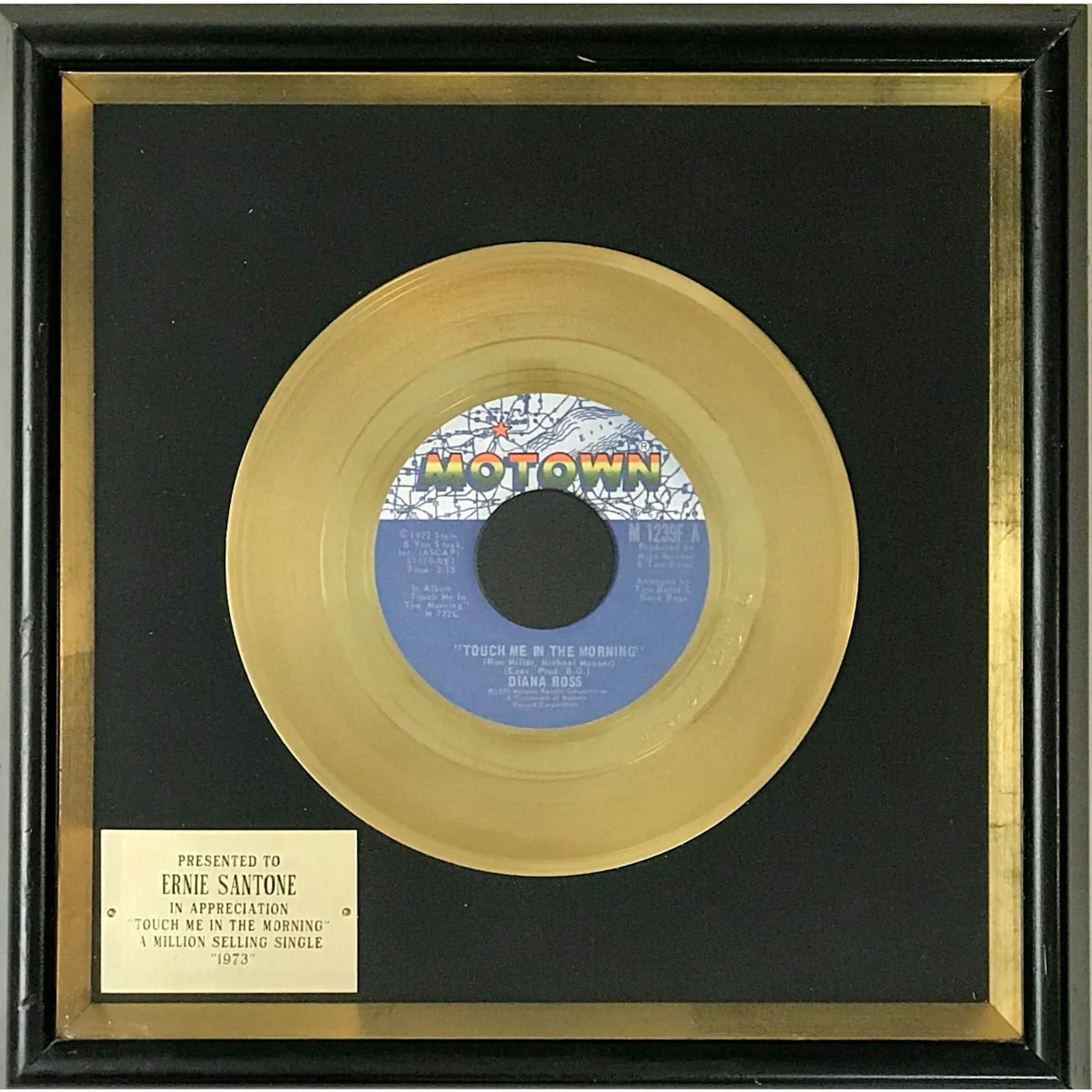 Diana Ross "Touch Me In The Morning" 1973 Disc Award Ltd - RARE