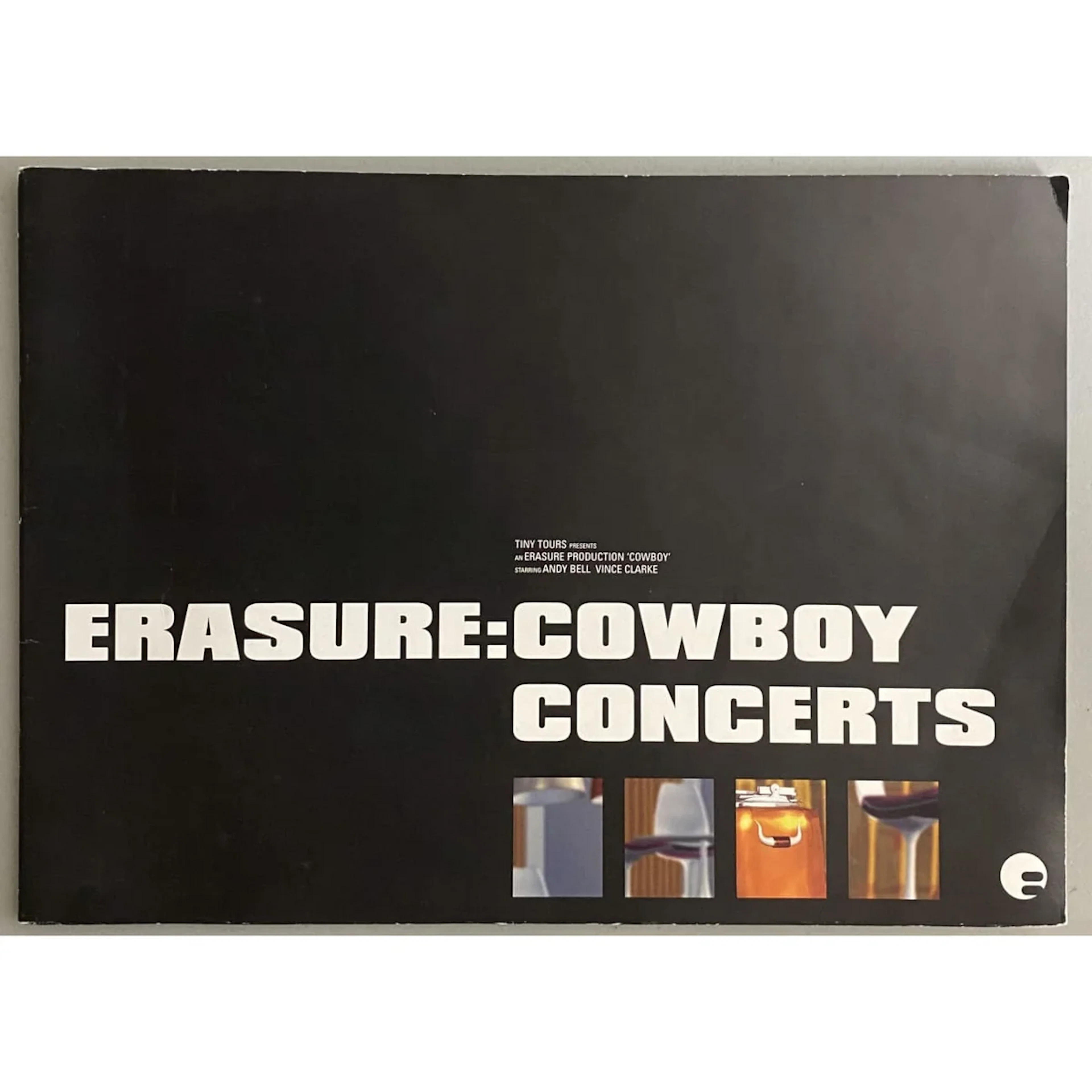 Erasure 1992 Cowboy Concerts Tour Program