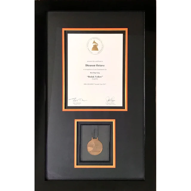 Kodak Black "Bodak Yellow (Money Moves)" Cardi B Grammy Nominee Medallion