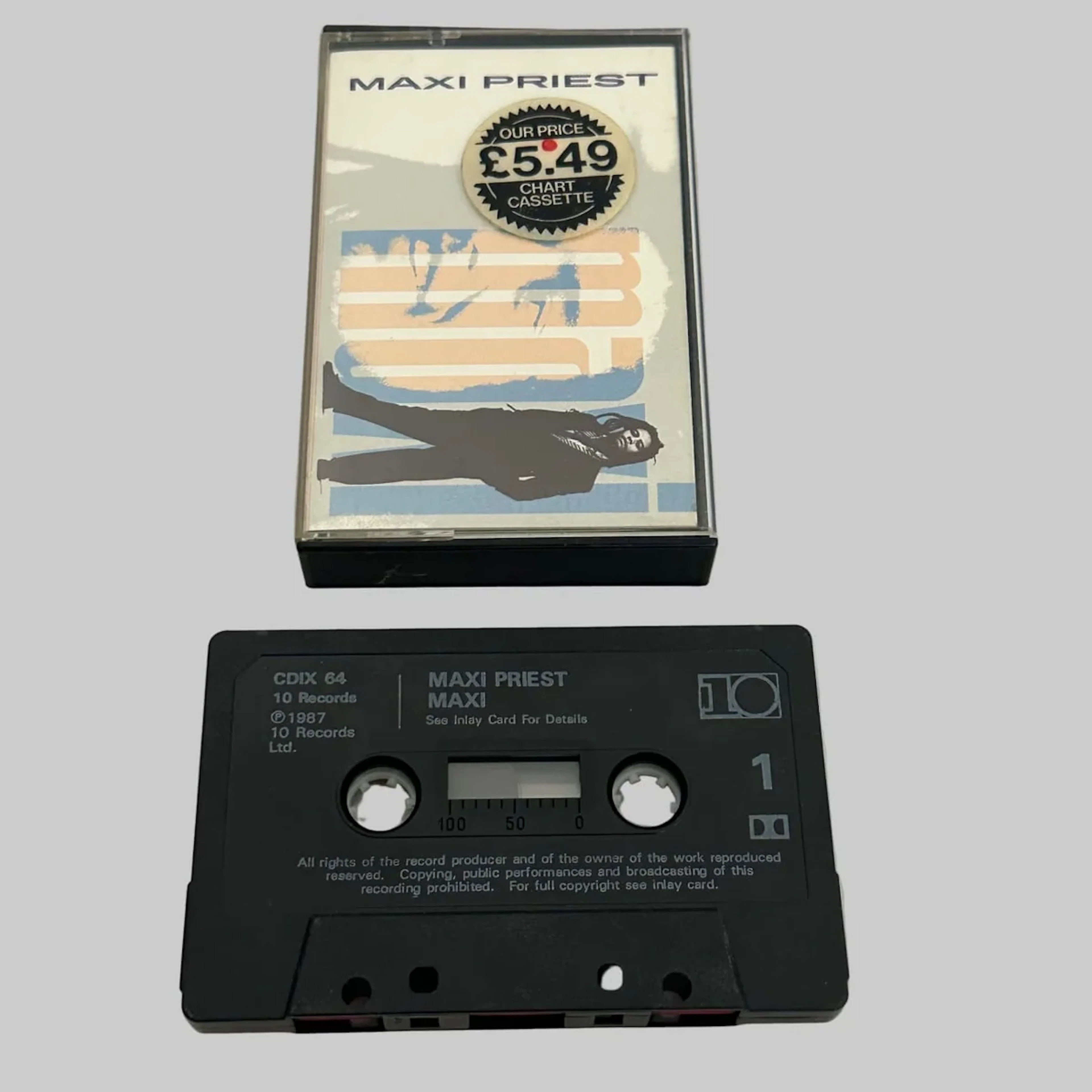 Maxi Priest Maxi (1987) UK Import Cassette CDIX64
