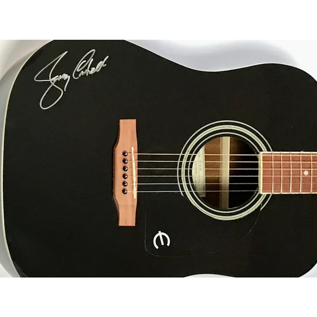 Alice In Chains Jerry Cantrell Signed Epiphone Acoustic Guitar w/JSA LOA