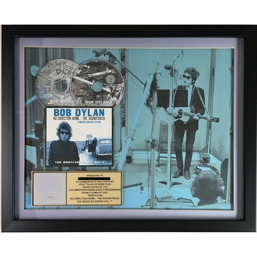 Bob Dylan No Direction Home: The Soundtrack RIAA Gold Album Award
