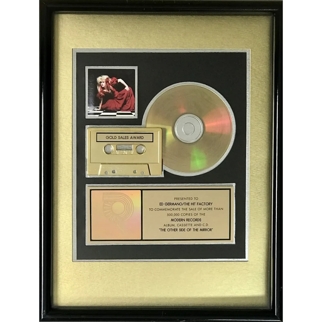 Stevie Nicks The Other Side Of The Mirror RIAA Gold Album Award