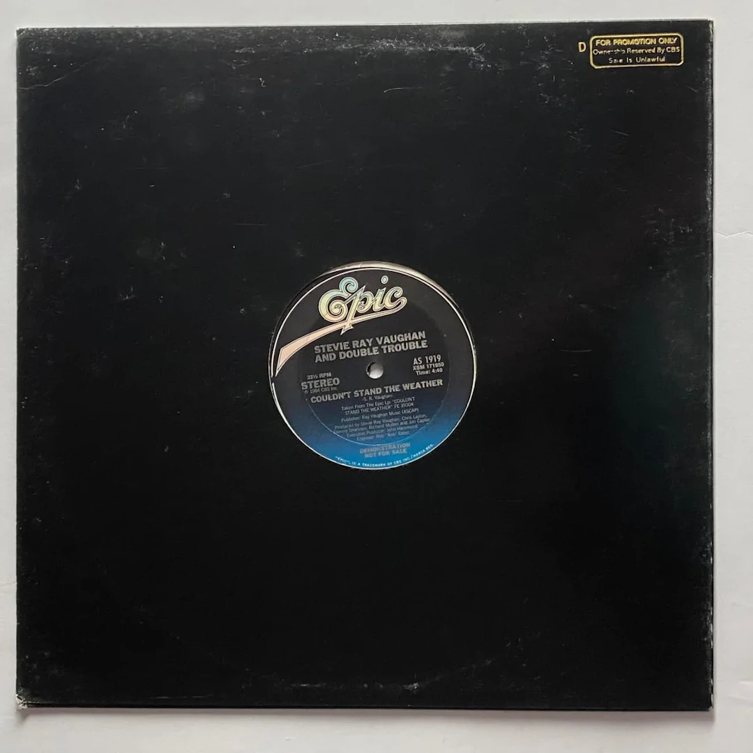 Stevie Ray Vaughan and Double Trouble Couldn't Stand the Weather 1984