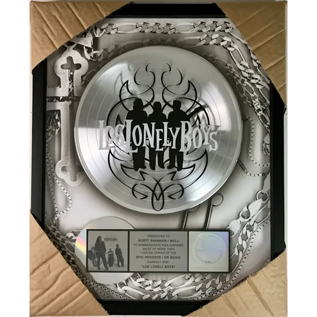 Los Lonely Boys debut RIAA Platinum Album Award - NEW, sealed