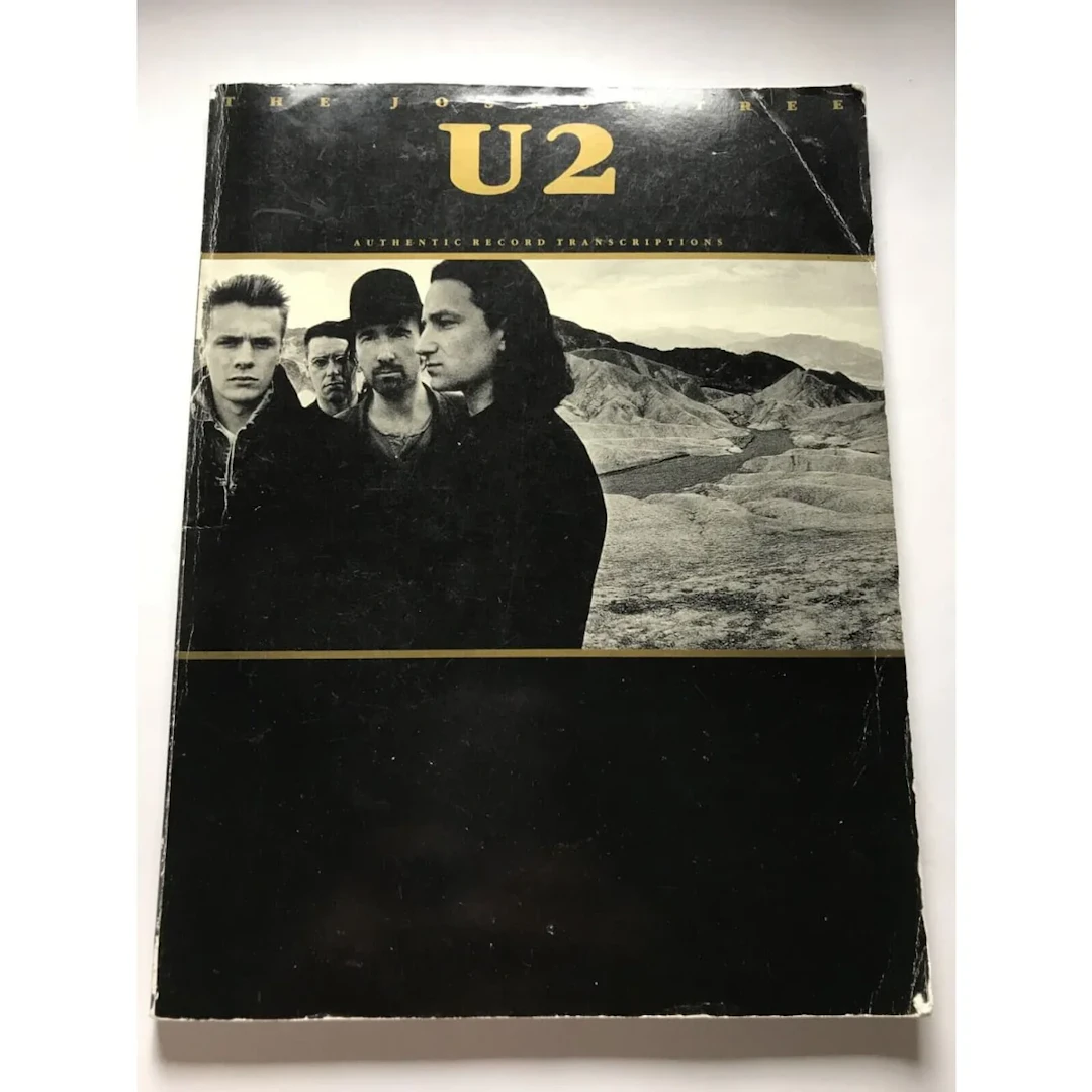 U2 The Joshua Tree Sheet Music Transcription 1987