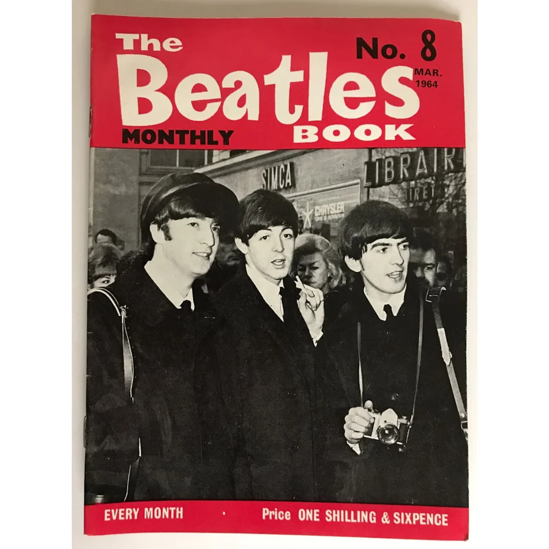 Beatles Book Monthly Magazine Mar 1964 Issue #8 - RARE