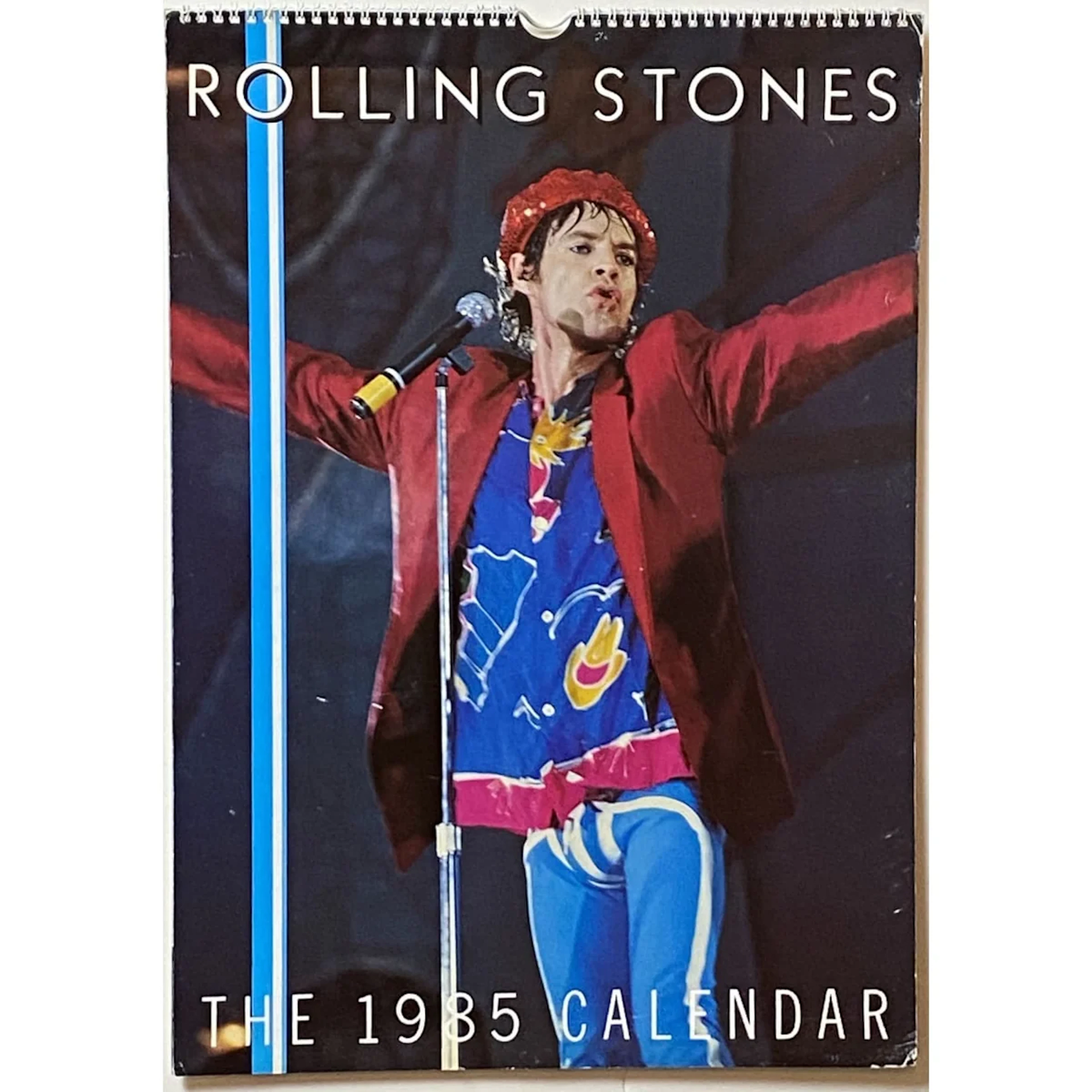 Rolling Stones 1985 Vintage Calendar