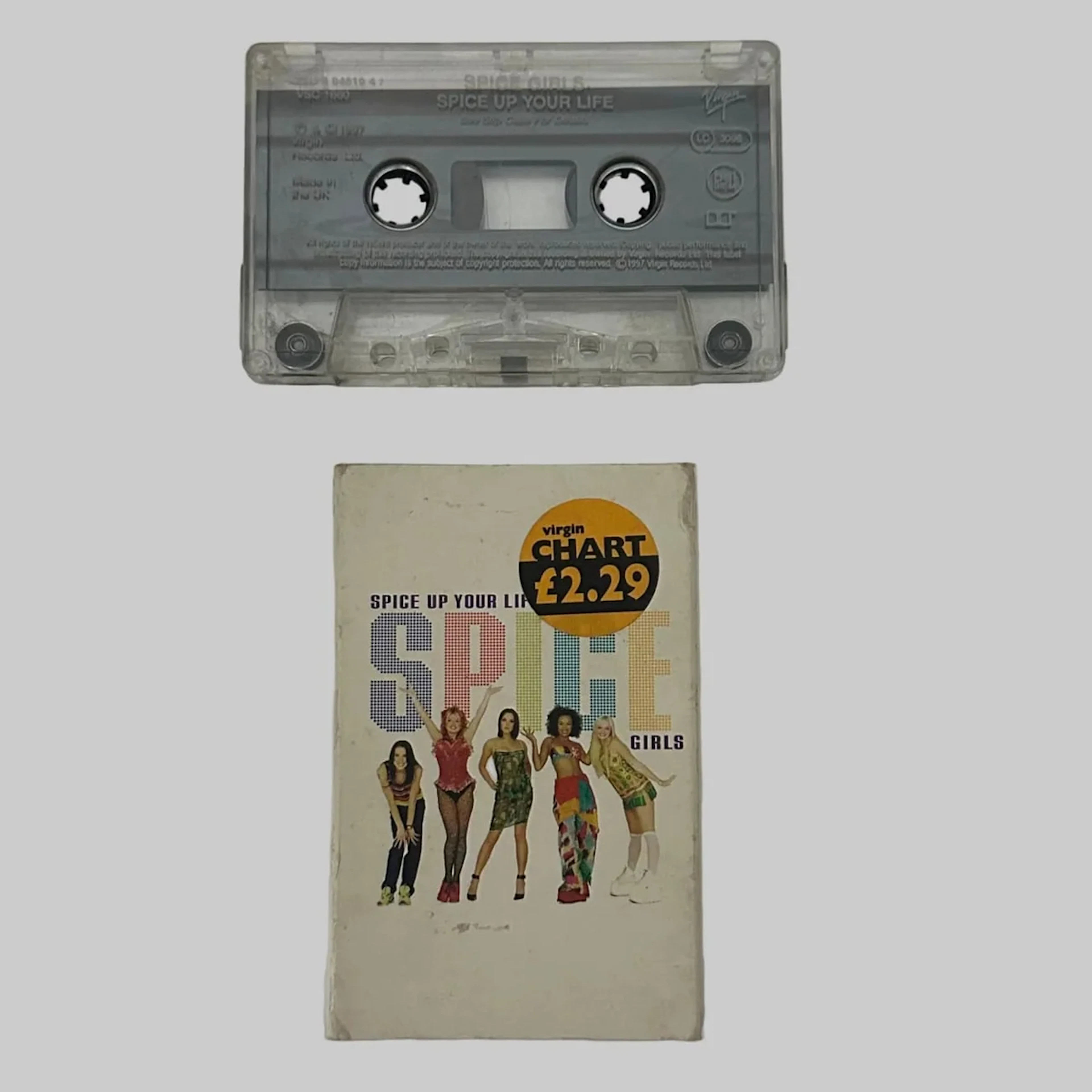 Spice Girls "Spice Up Your Life" UK Import 1997 Cassette Single VSC1660