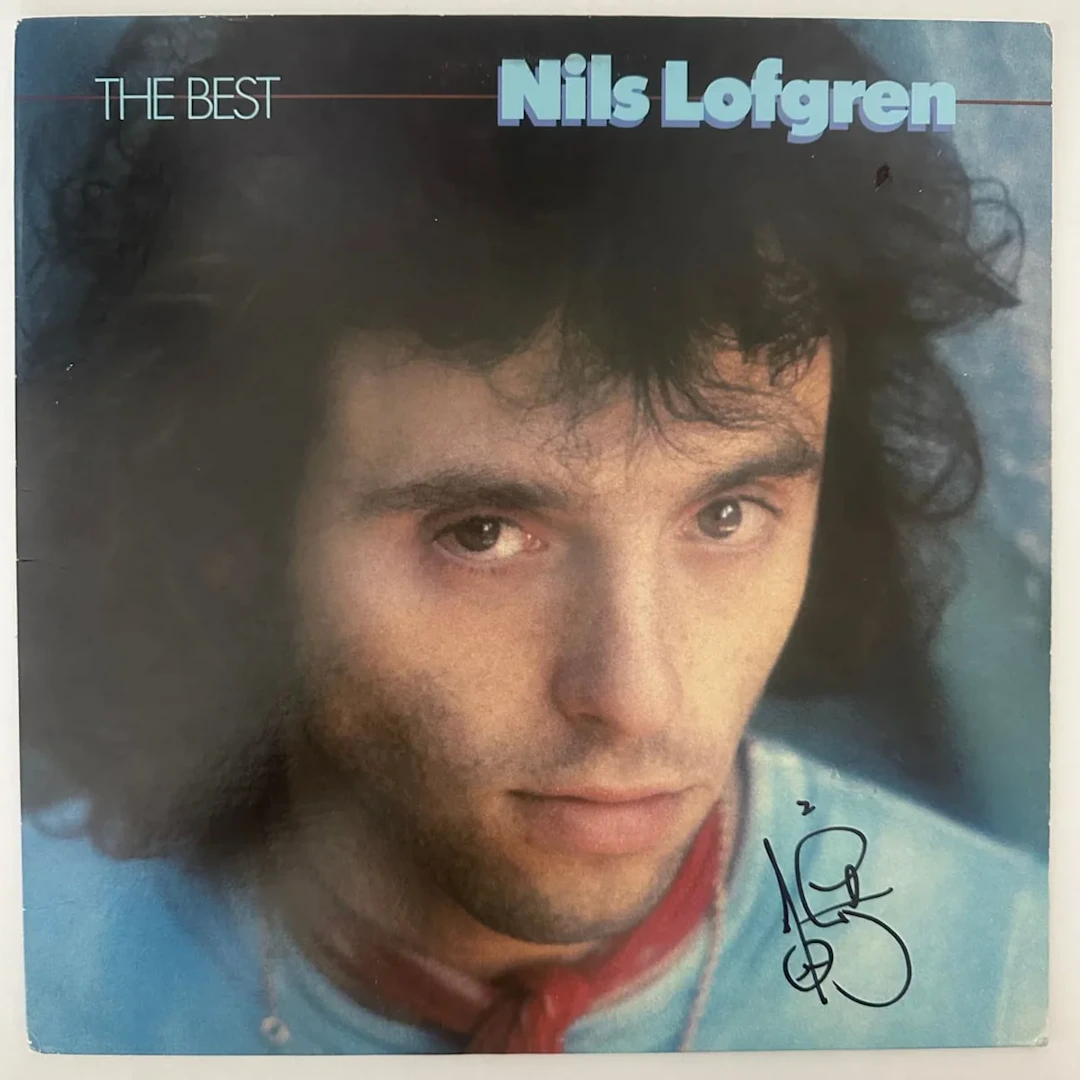 Nils Lofgren Best Of Album signed by Lofgren w/BAS COA