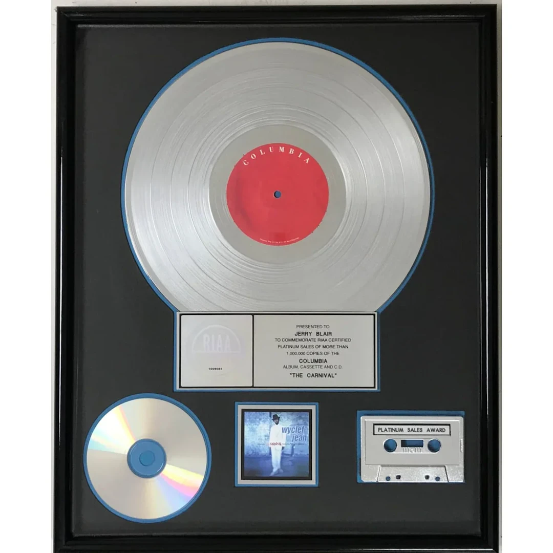 Wyclef Jean Presents The Carnival RIAA Platinum Album Award