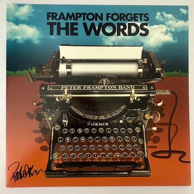 Peter Frampton Forgets The Words LP signed by Frampton w/BAS COA