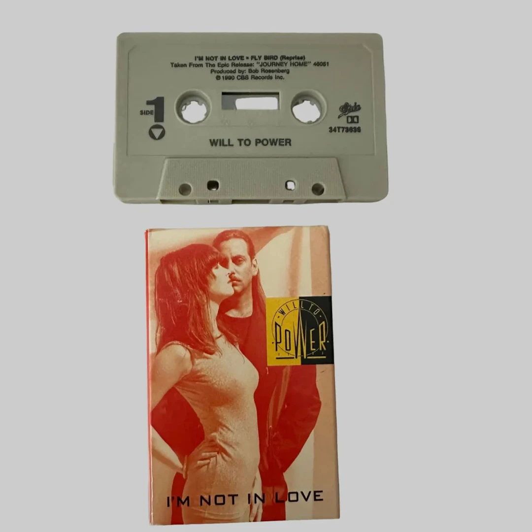 Will to Power "I'm Not in Love" 1990 Cassette Single 34T73636