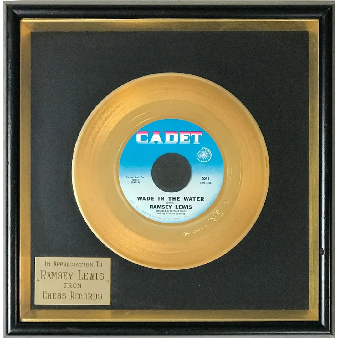 Ramsey Lewis "Wade In The Water" 1960s Disc Award Ltd presented to
