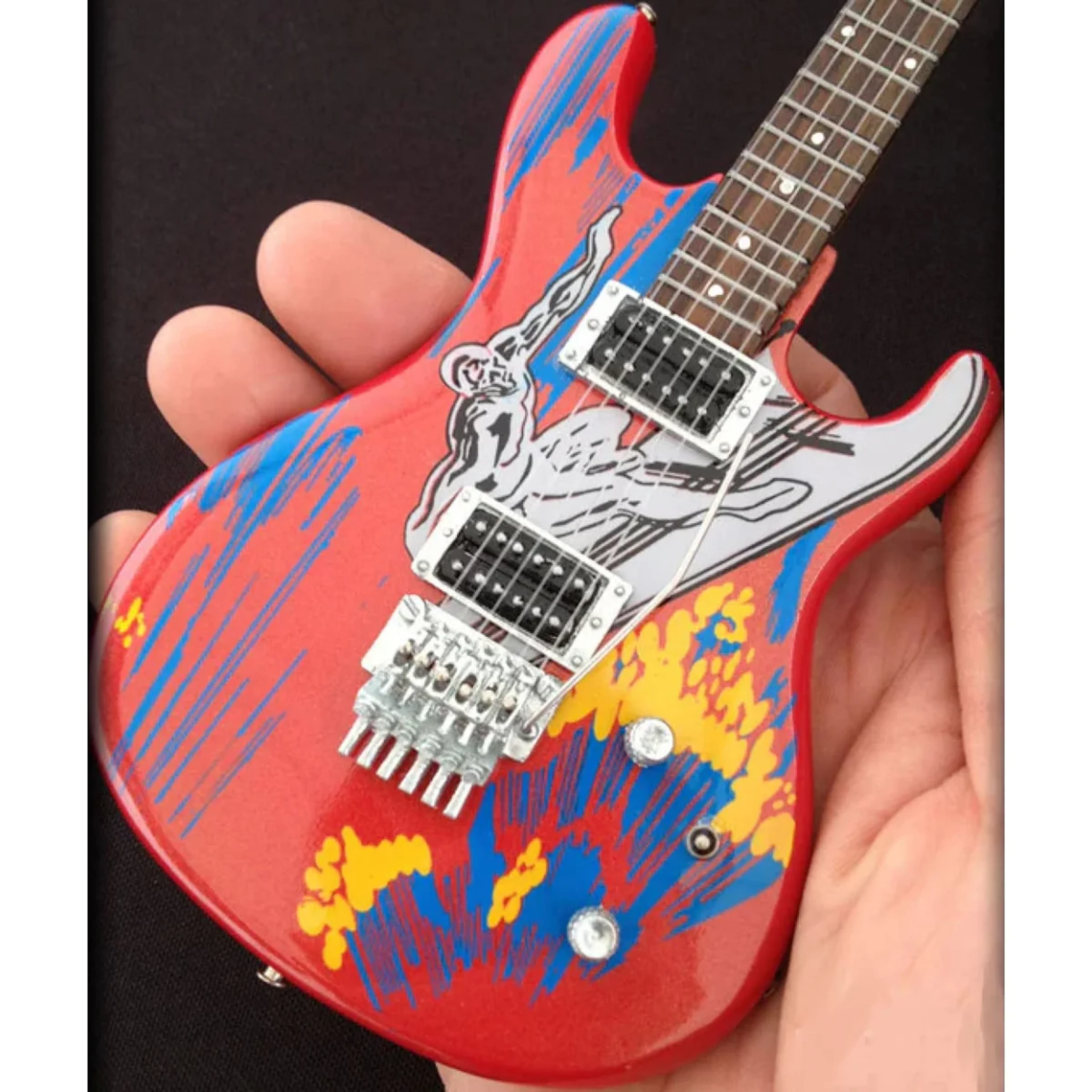 Joe Satriani Silver Surfer Mini Guitar Replica