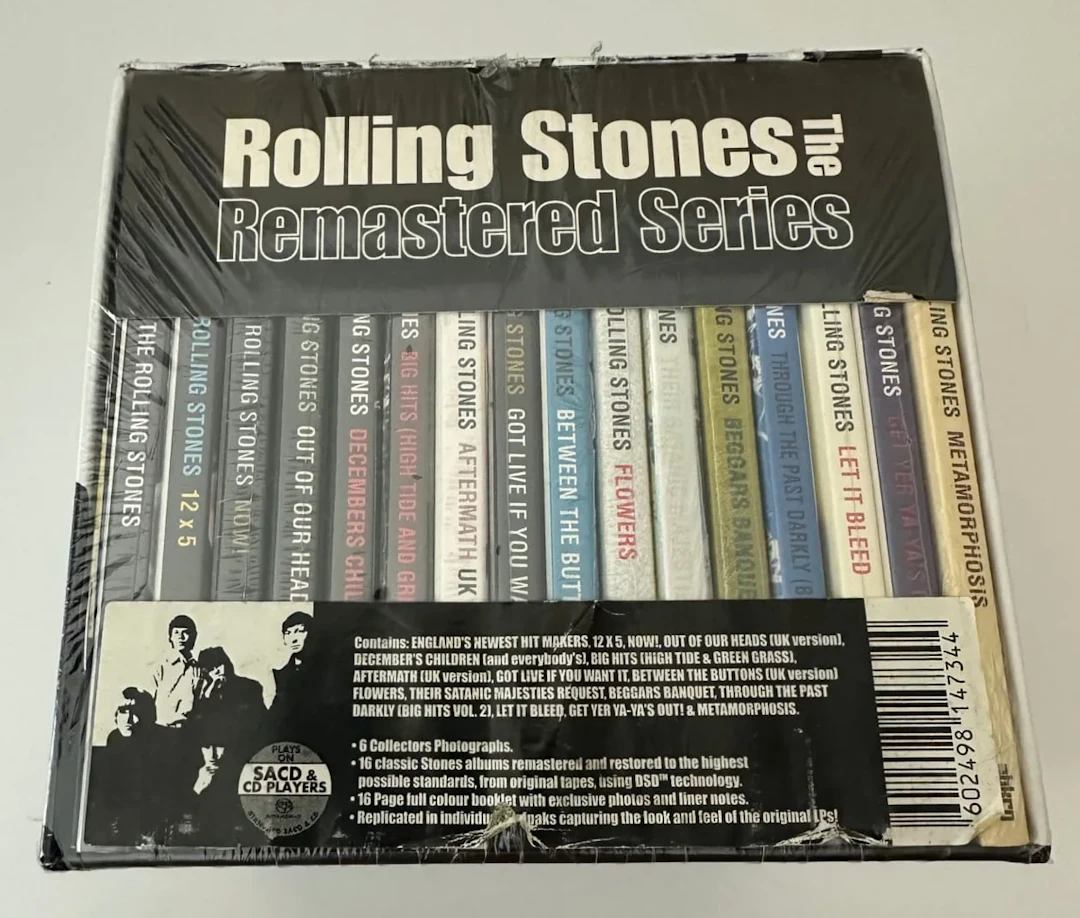The Rolling Stones Remastered Series 2003 Sealed 16-SACD Import Box