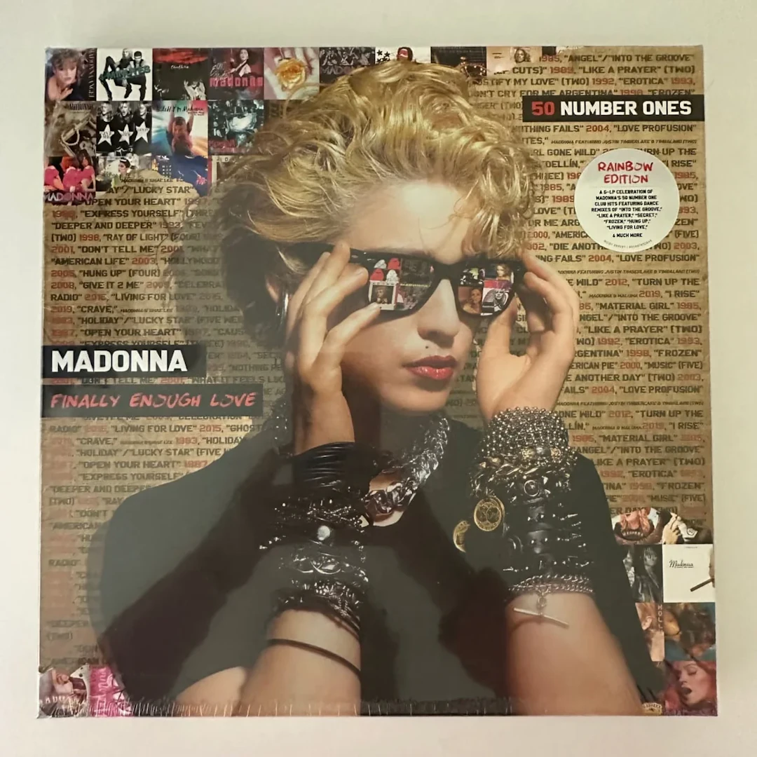 Madonna Finally Enough Love 50 Number Ones SEALED 6-LP Box Set Rainbow