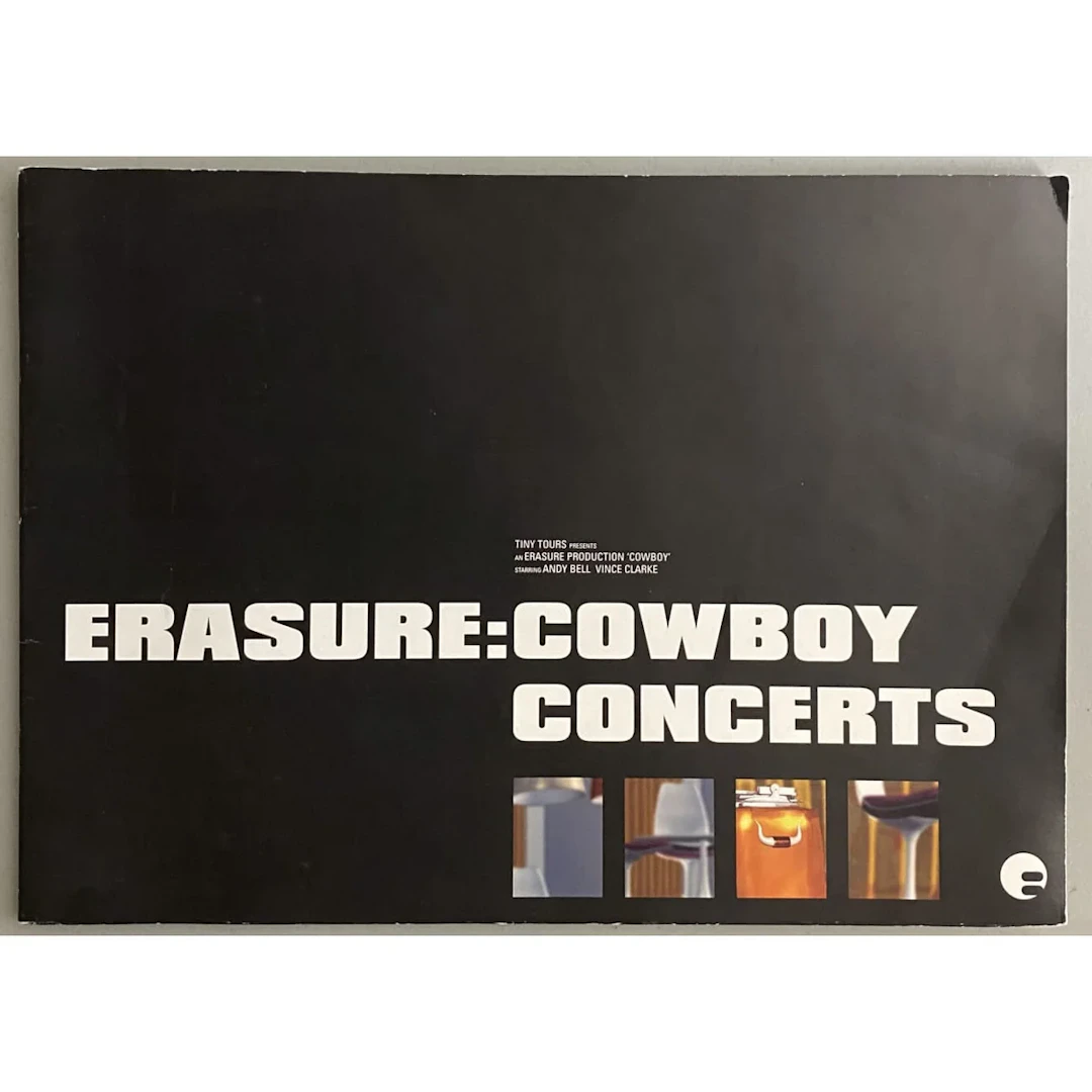 Erasure 1992 Cowboy Concerts Tour Program