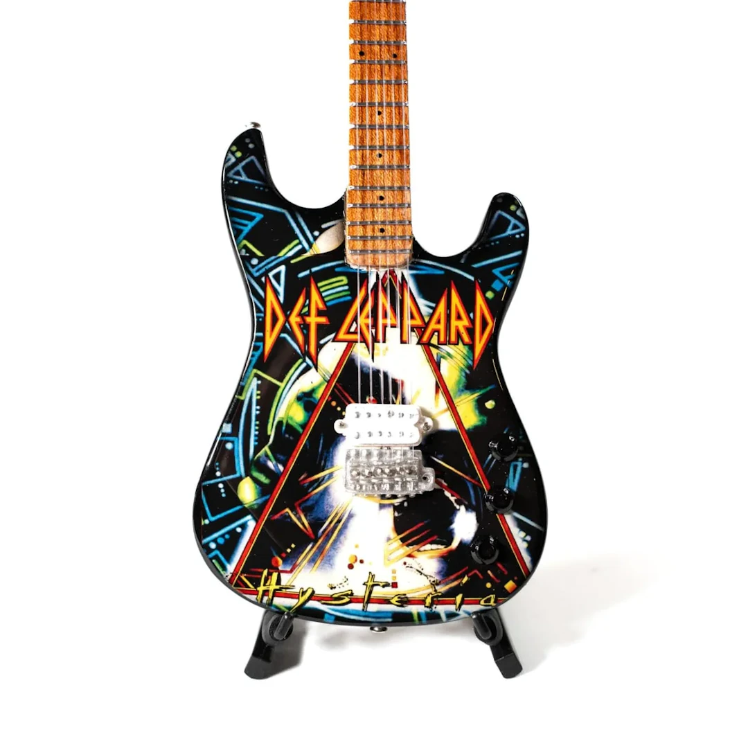 Def Leppard Hysteria Mini Guitar
